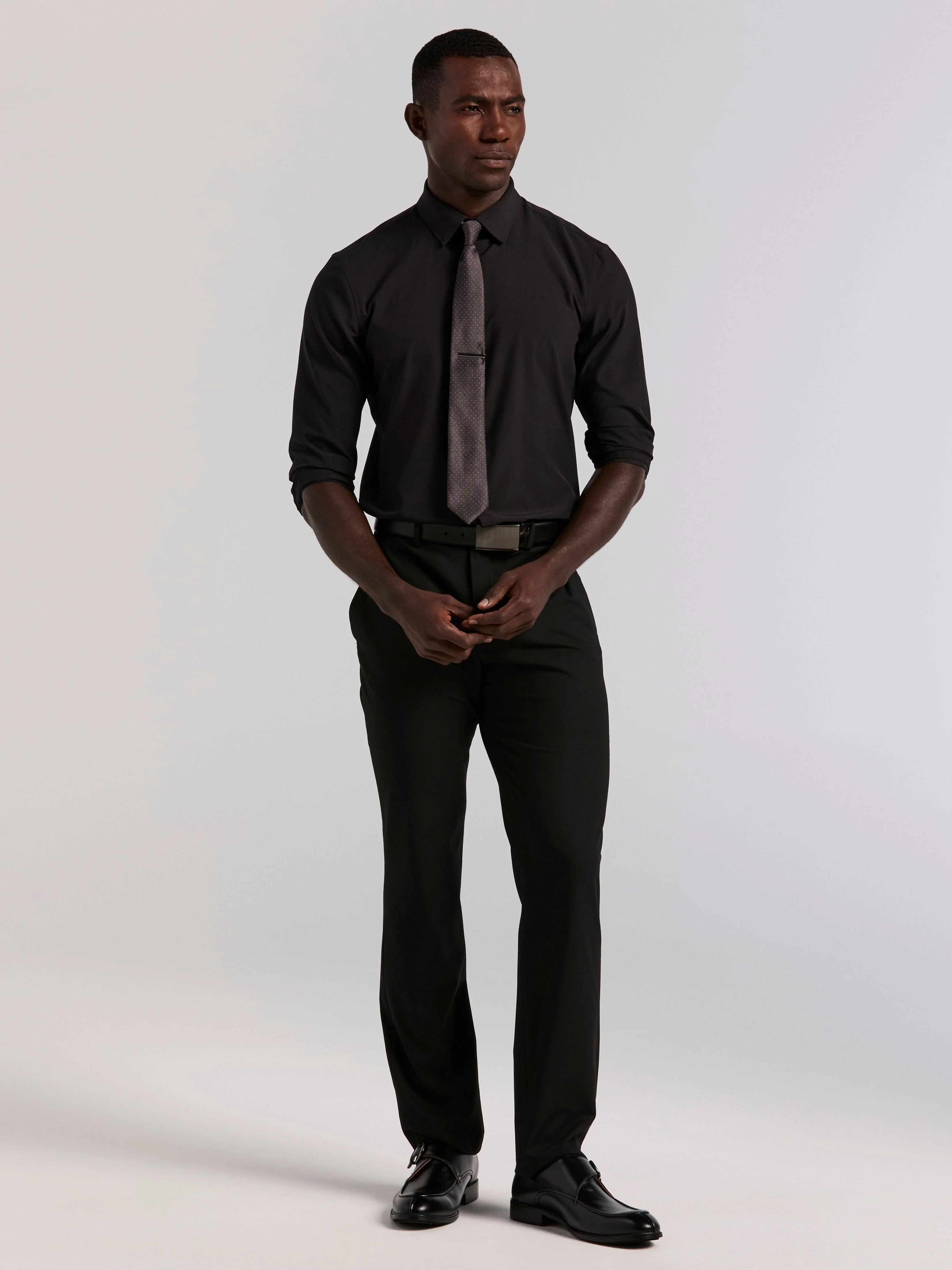 Slim Fit Total Stretch Dress Shirt - Image 4