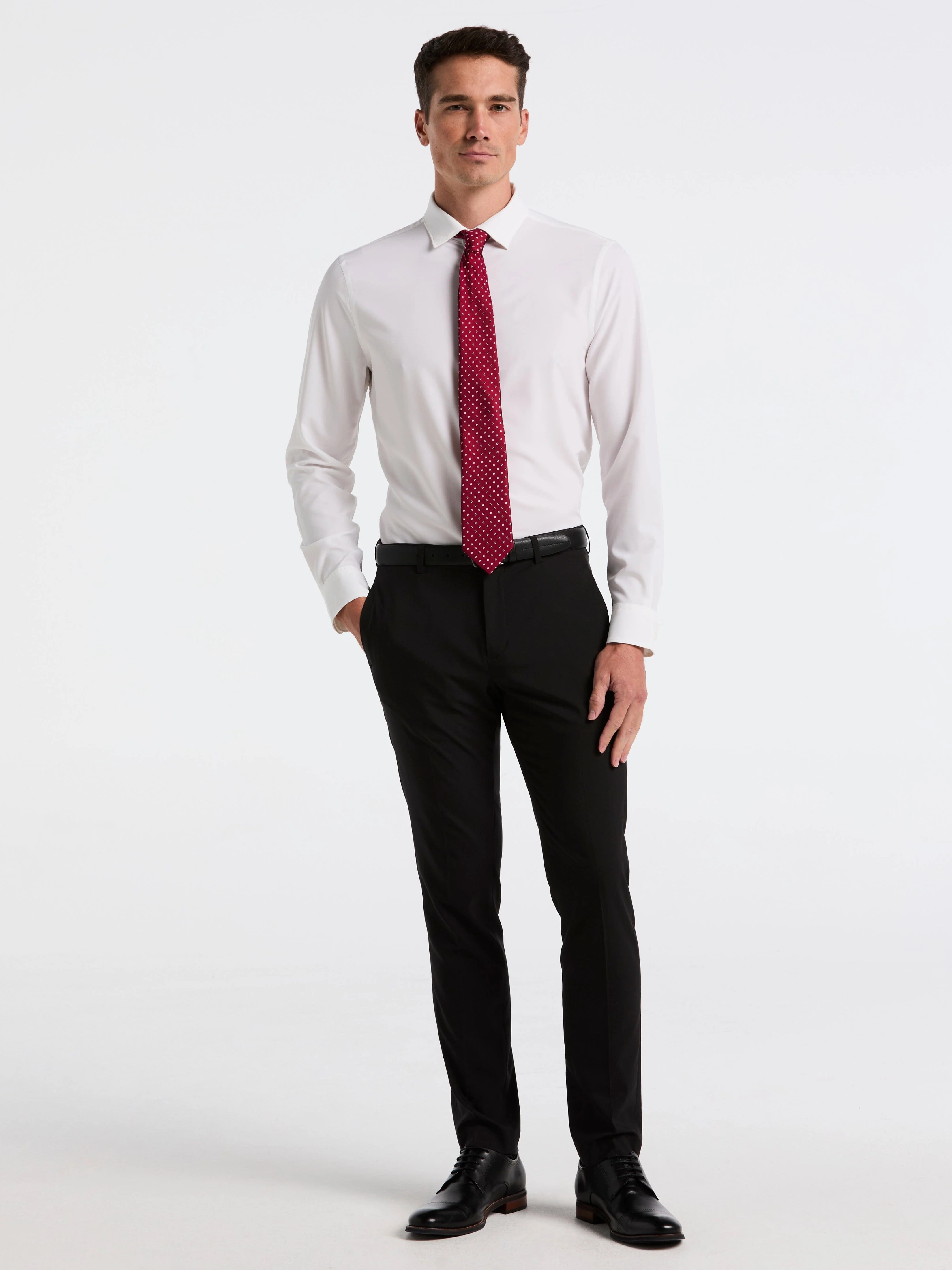 Slim Fit Total Stretch Dress Shirt - Image 9