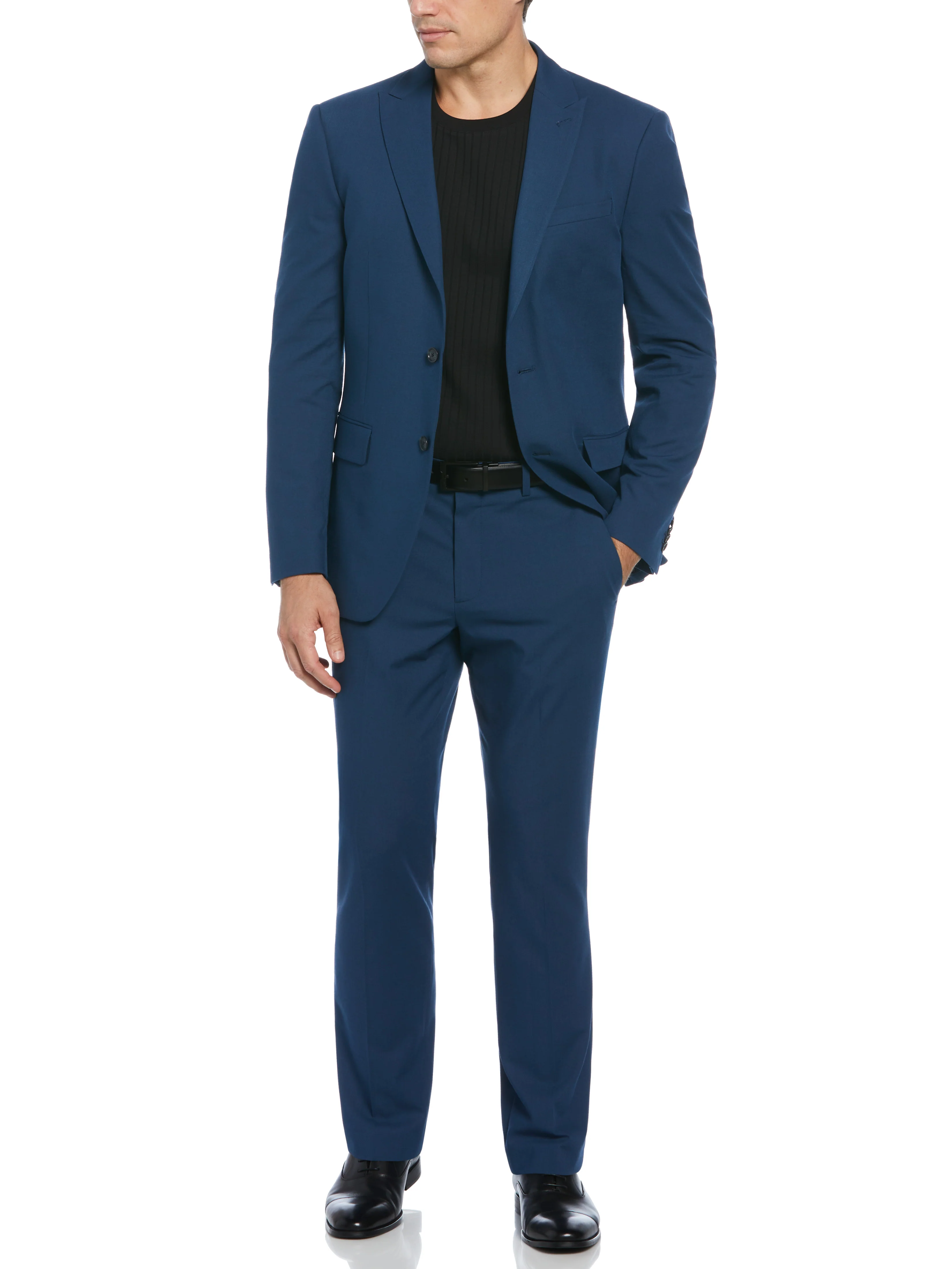 Slim Fit Peak Lapel Louis Suit Jacket - Image 12