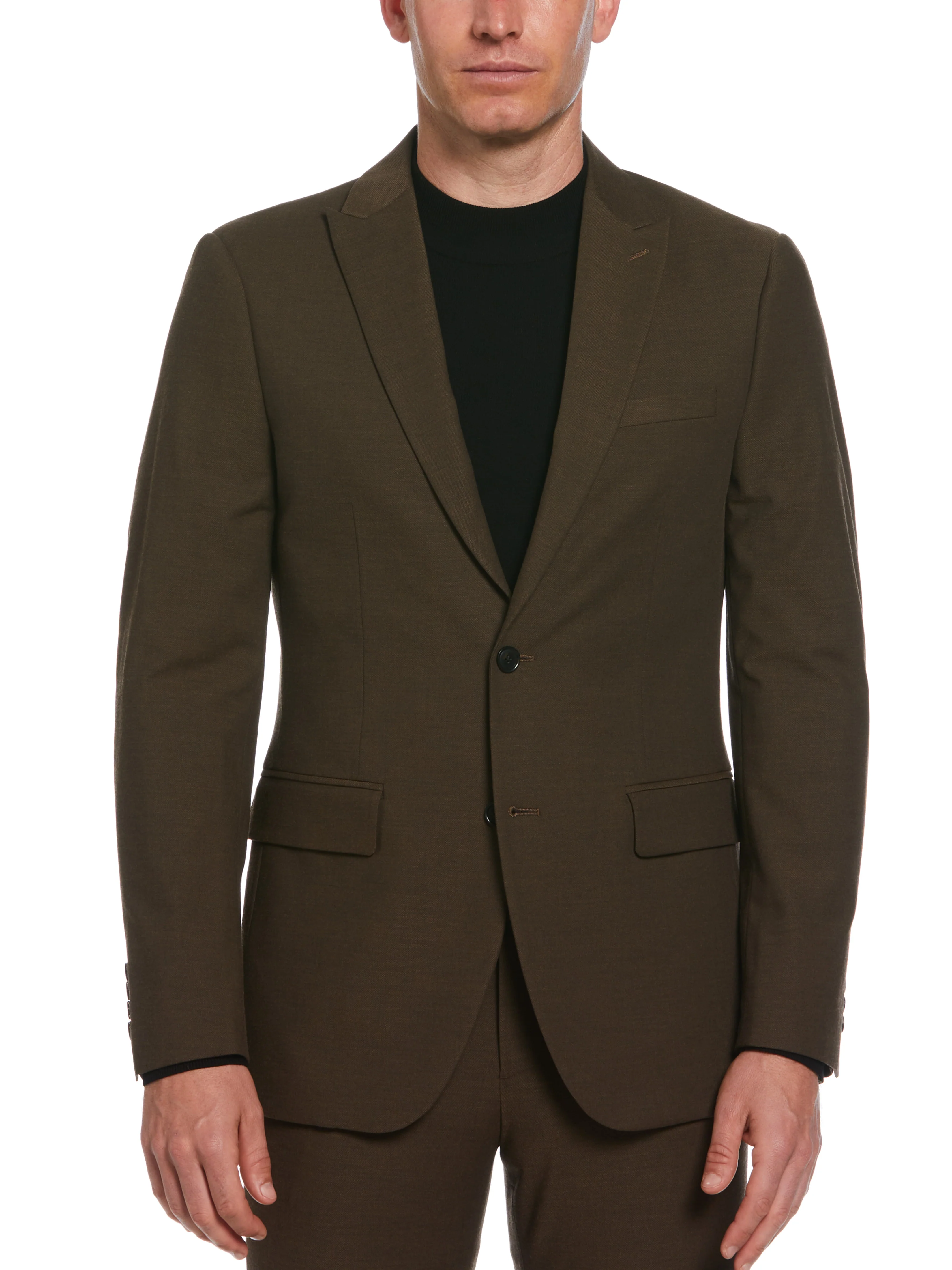 Slim Fit Peak Lapel Louis Suit Jacket - Image 13