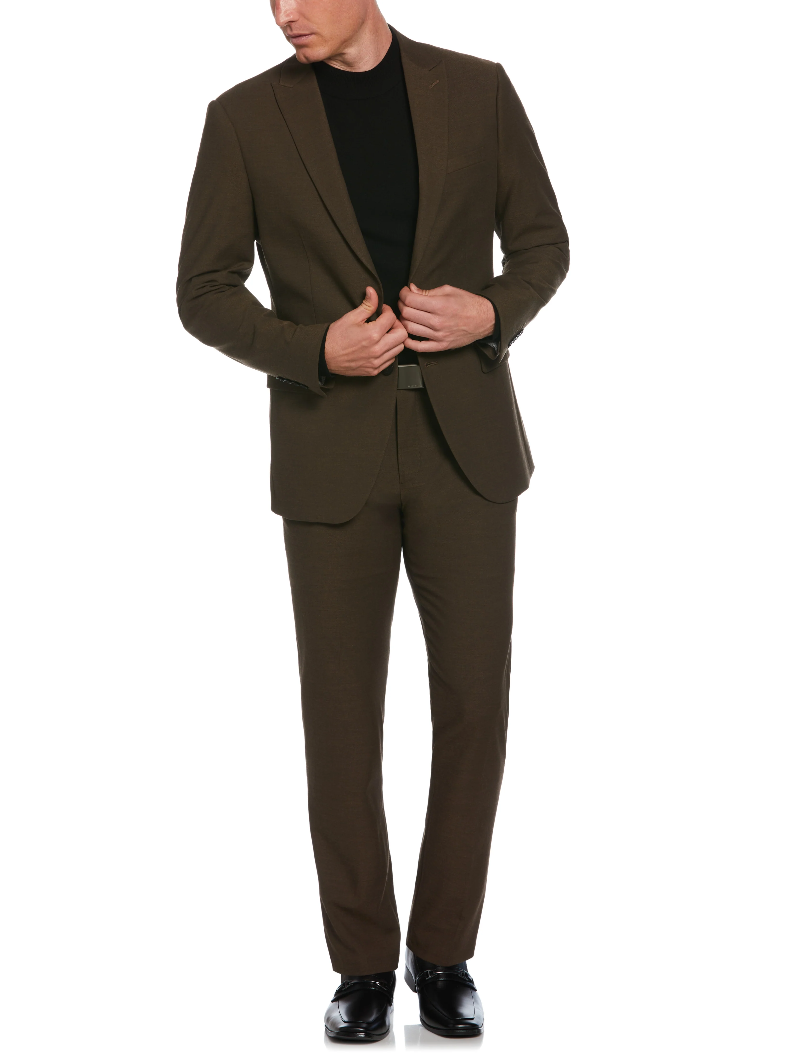 Slim Fit Peak Lapel Louis Suit Jacket - Image 17
