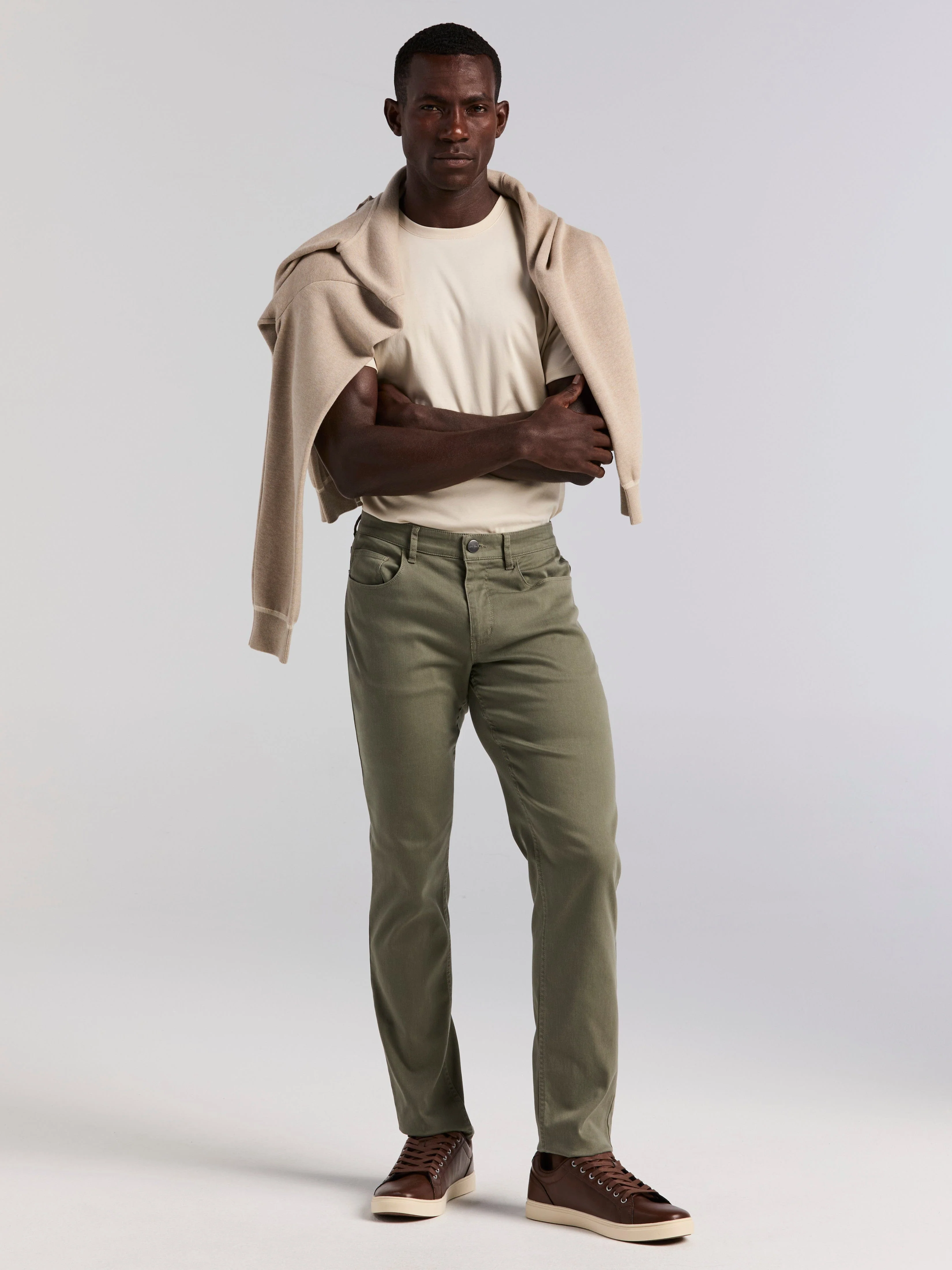 Slim Fit TENCEL™ 5-Pocket Pant - Image 5