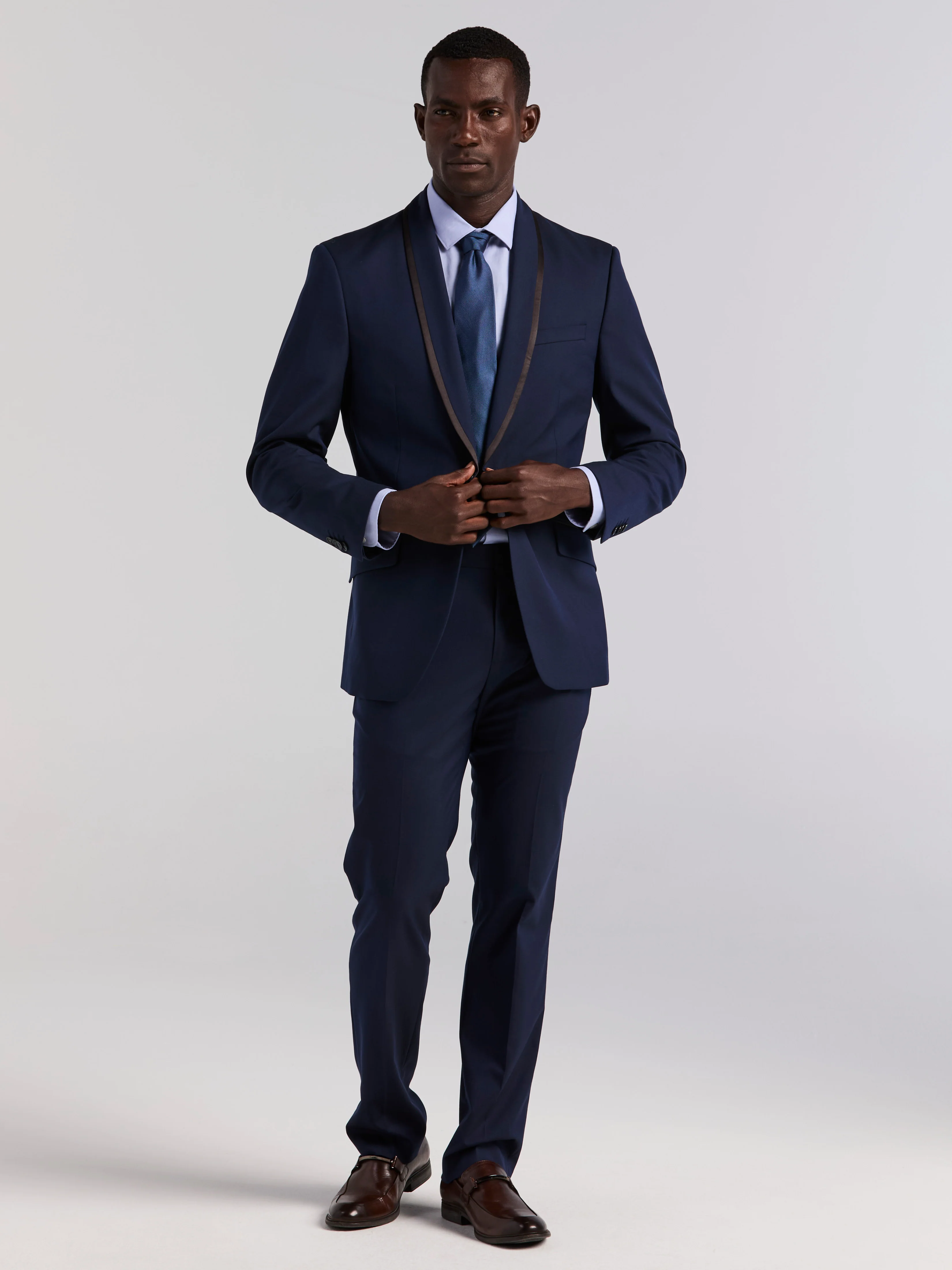 Slim Fit Stretch Tuxedo Suit Jacket - Image 5