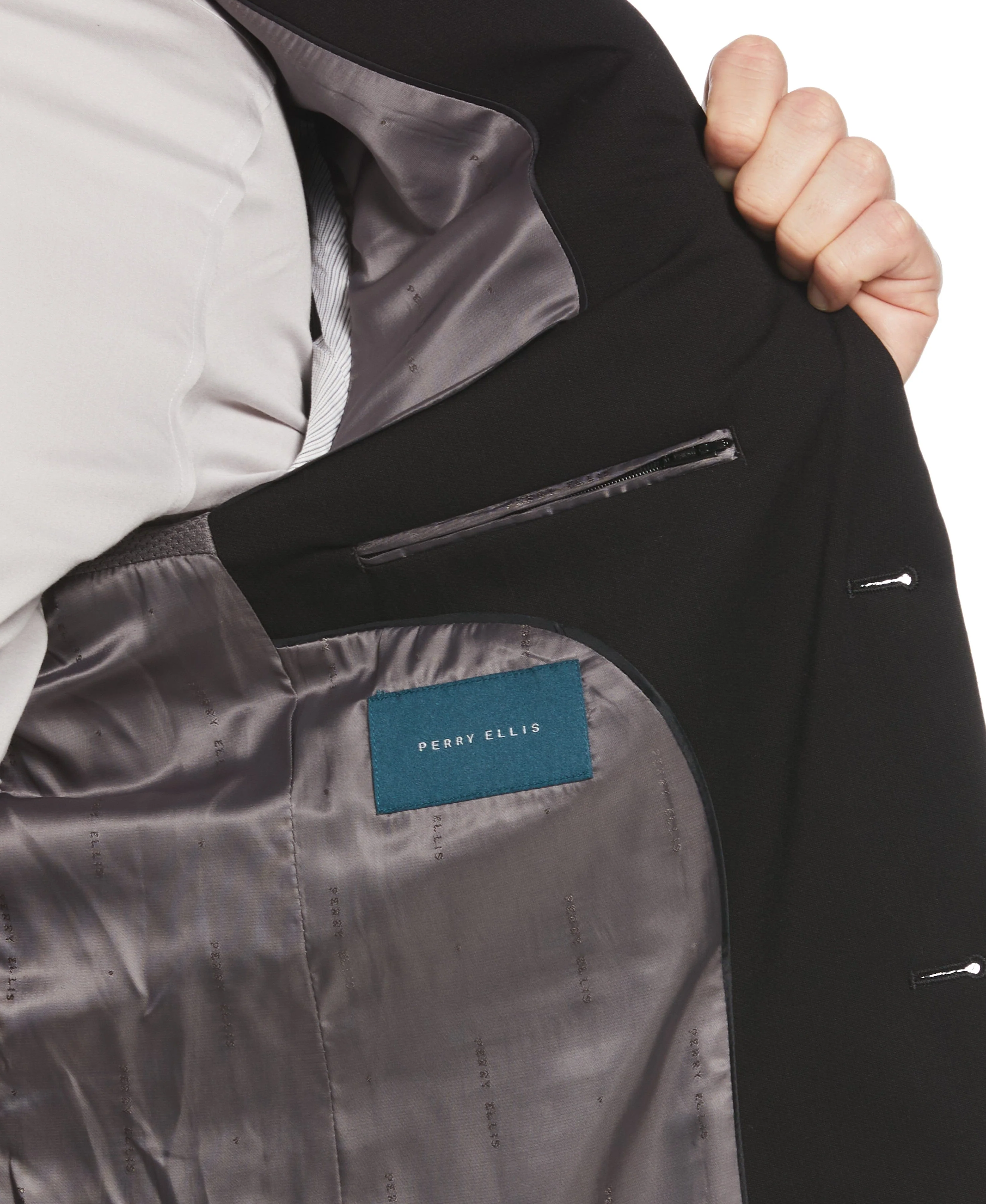 Slim Fit Water Resistant Tech Suit Jacket - Image 12