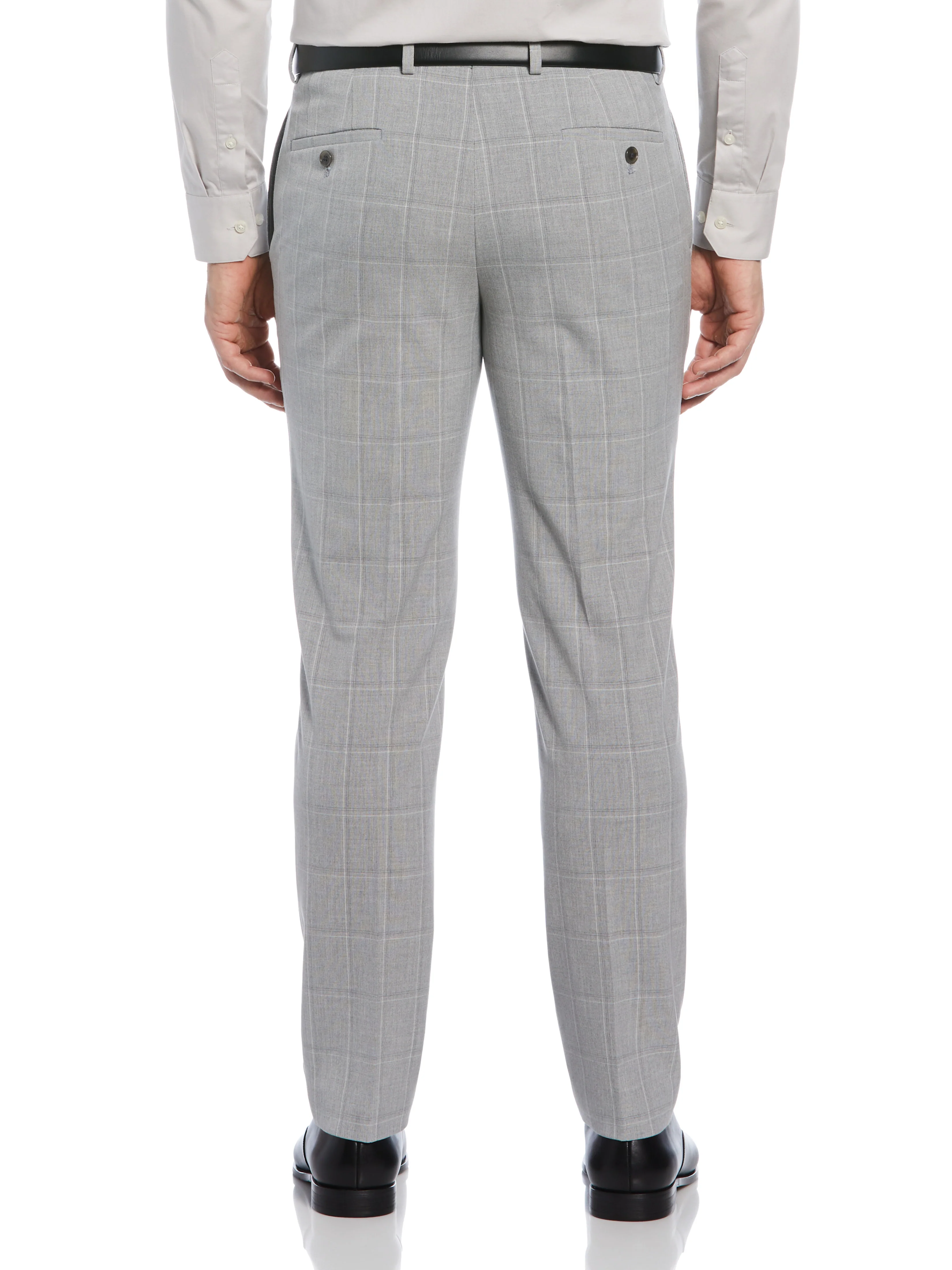Slim Fit Windowpane Suit Pant - Image 6