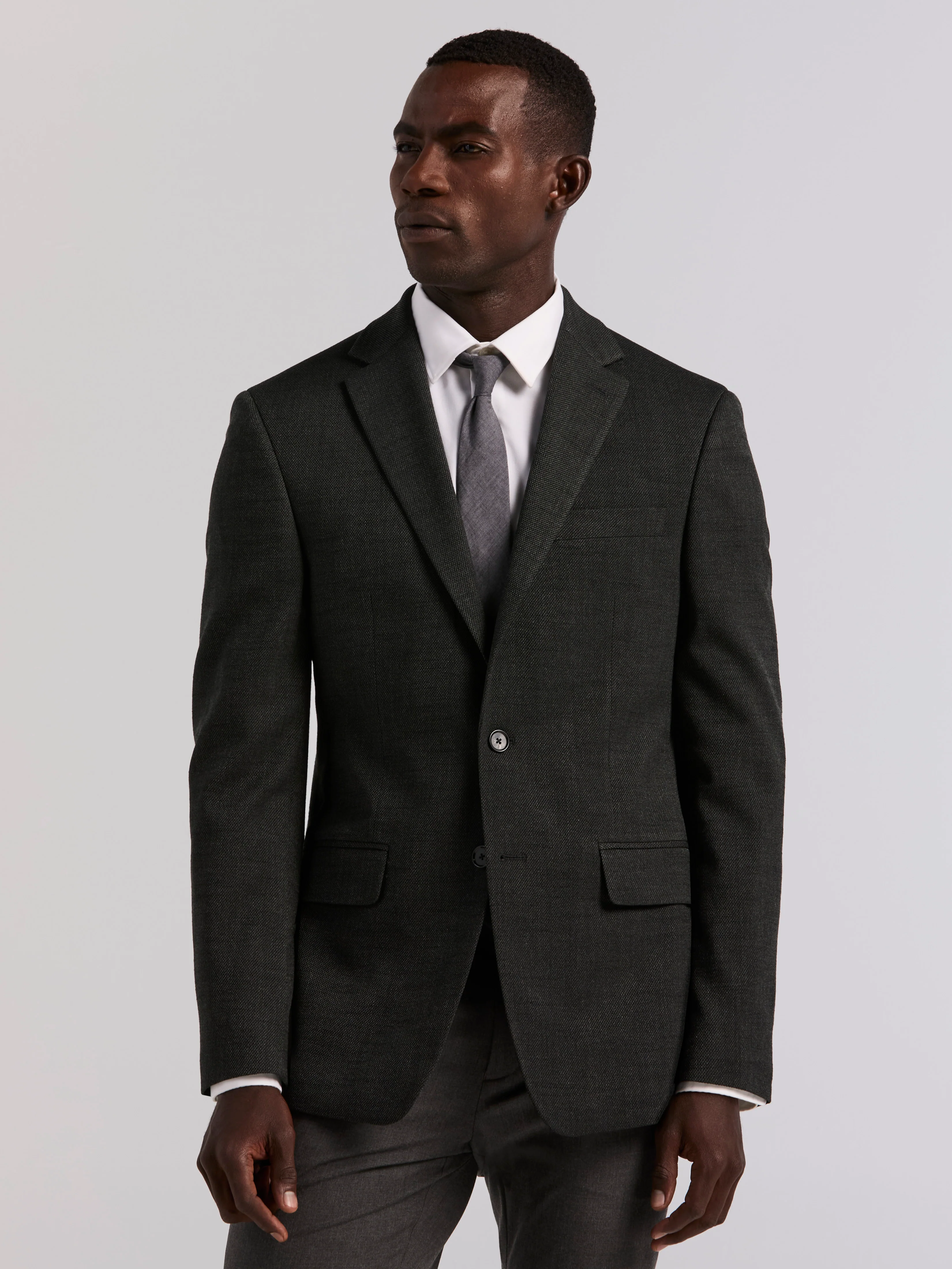 Slim Olive Textured Sport Coat