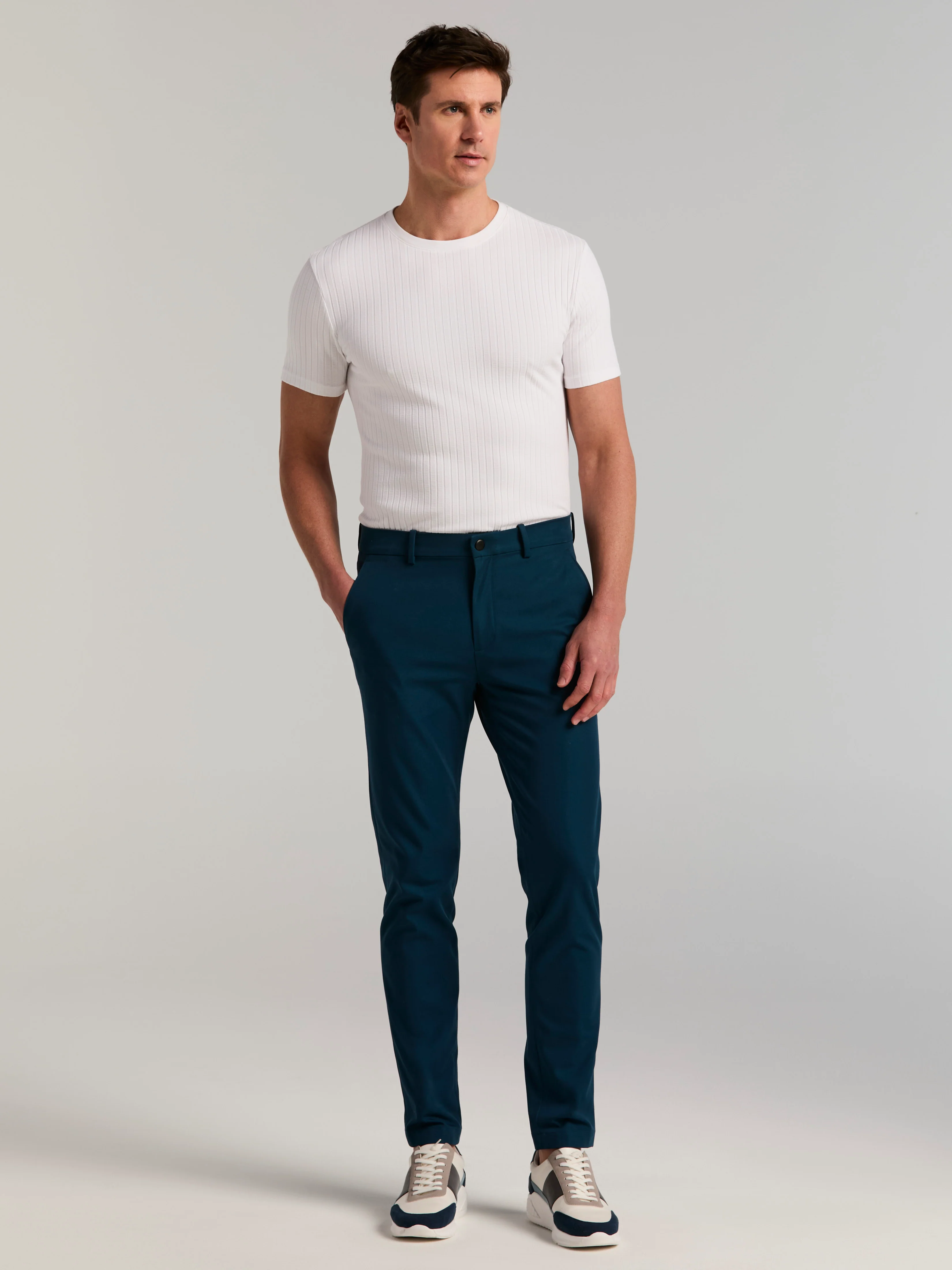 Slim Tapered Hybrid Commuter Chino Pant - Image 7