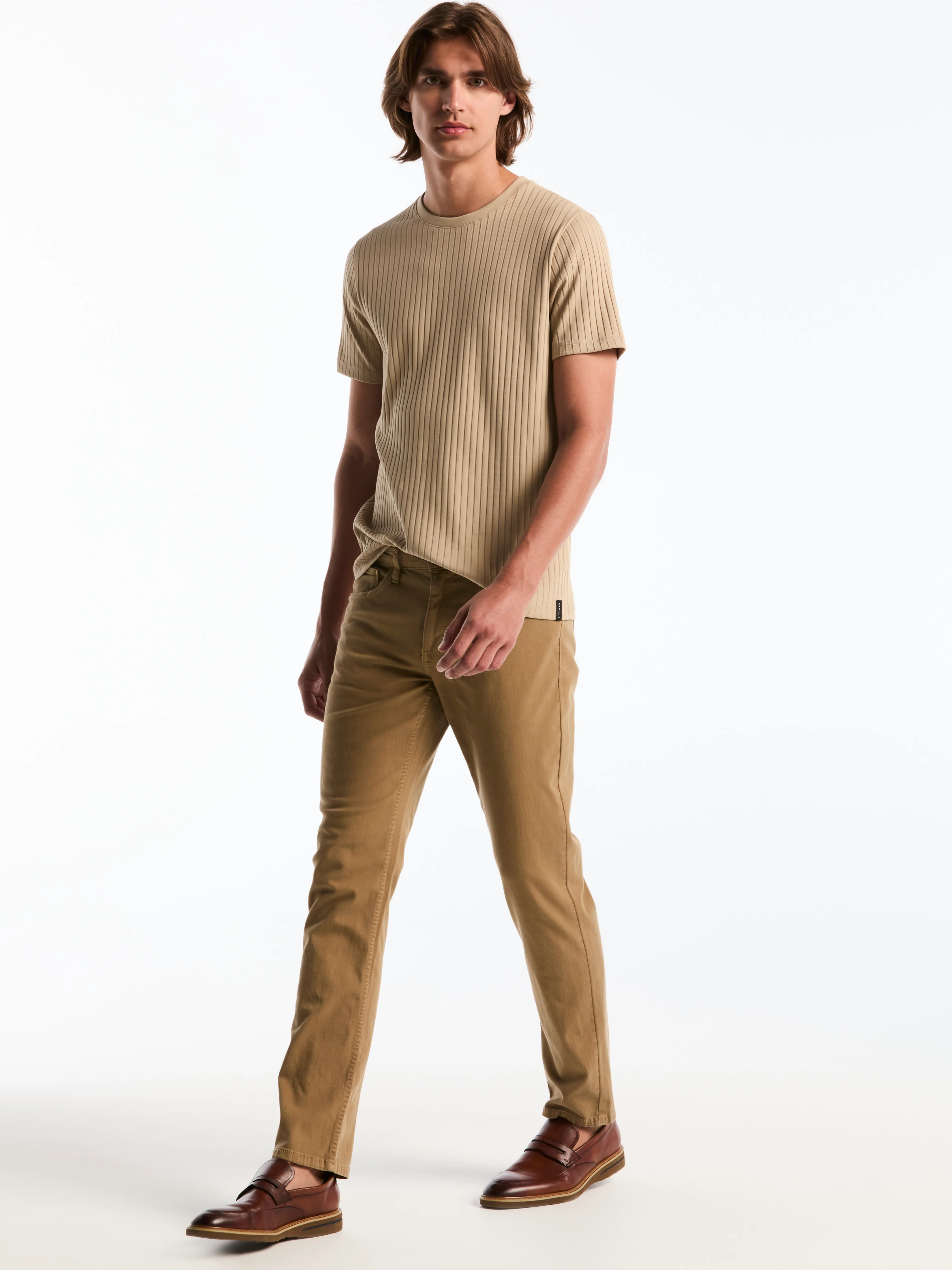 Ribbed Crew Neck Tee - Image 9