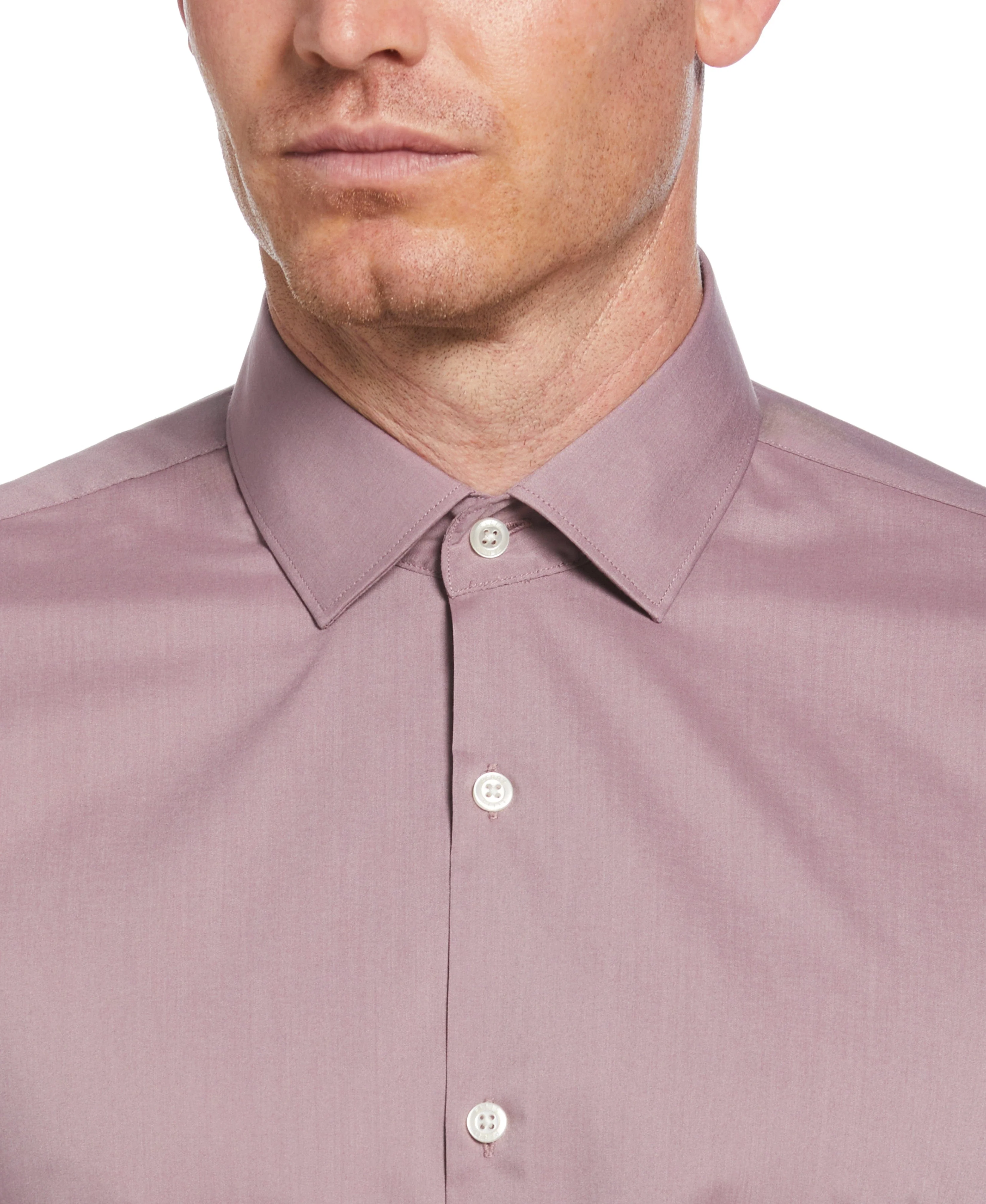 Slim Fit Solid Dress Shirt - Image 12