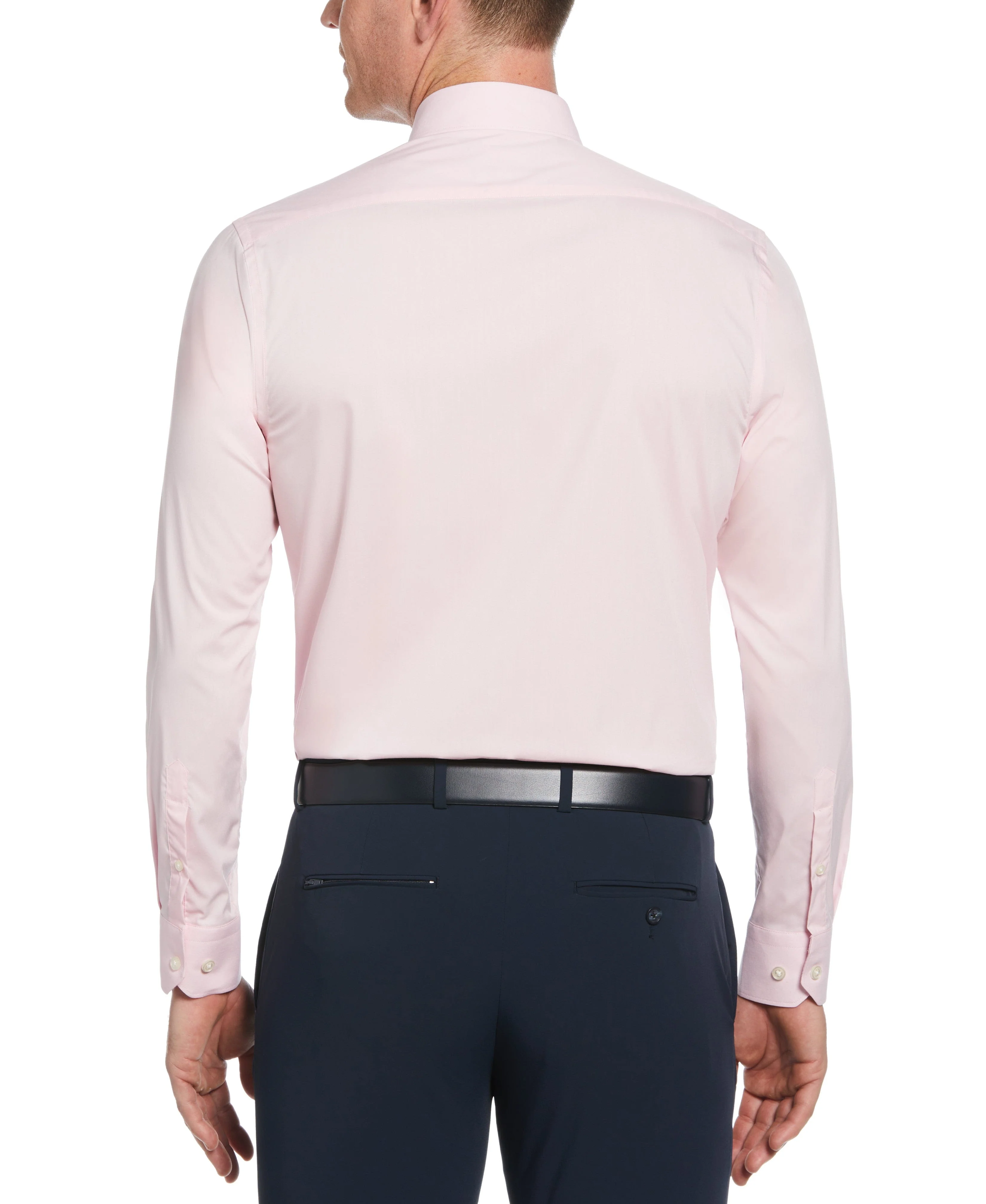 Slim Fit Solid Dress Shirt - Image 15