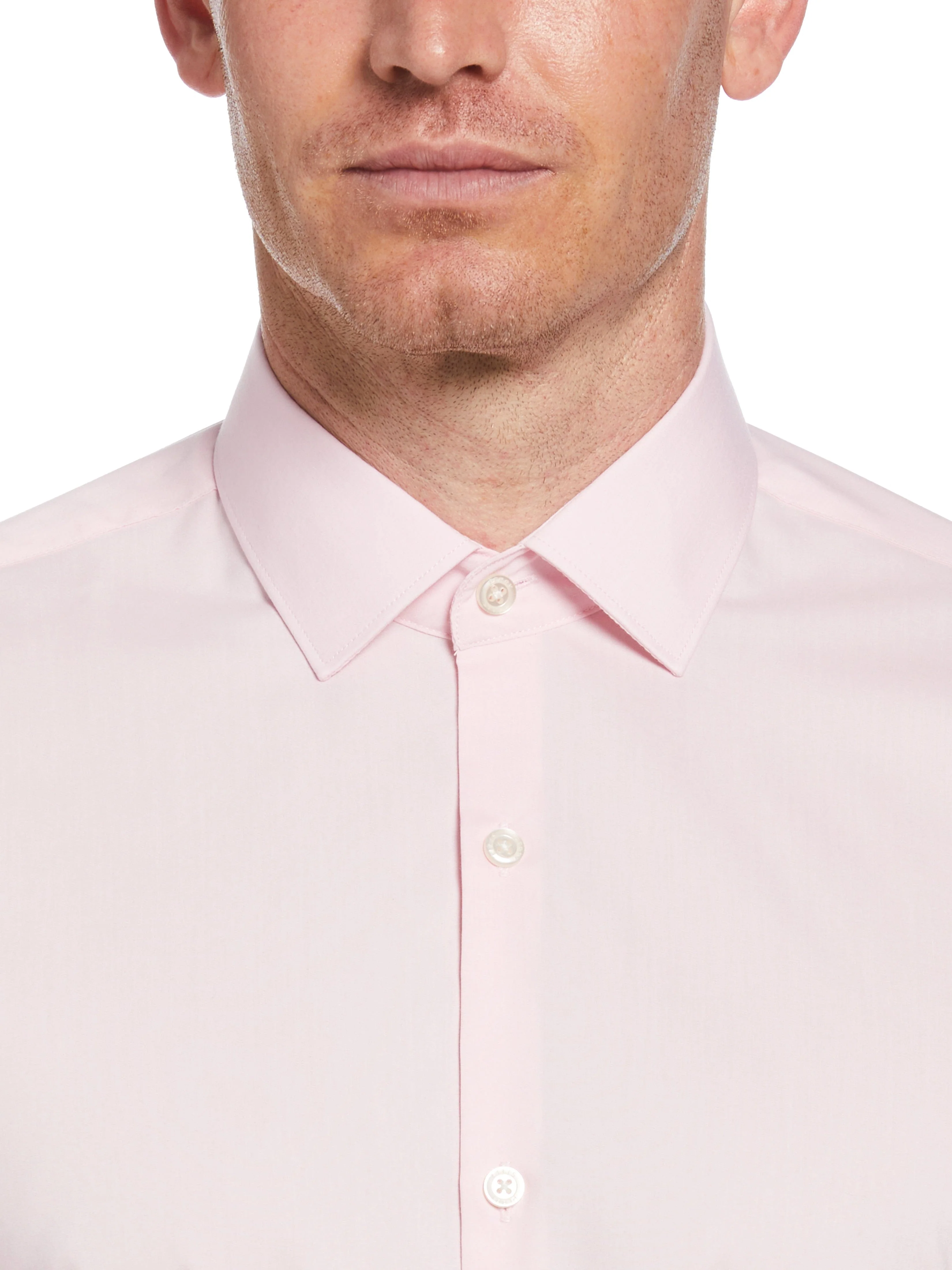 Slim Fit Solid Dress Shirt - Image 18