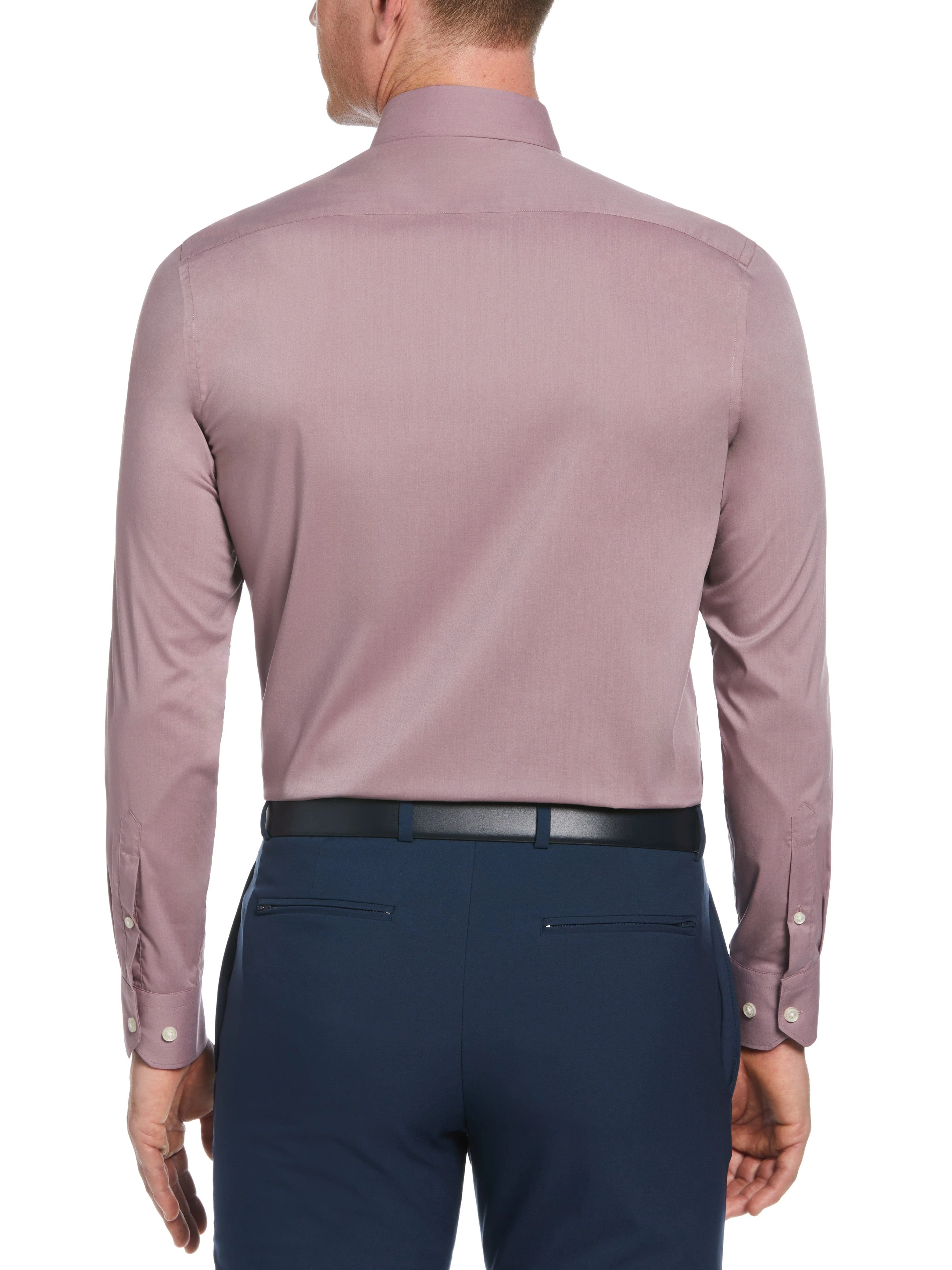 Slim Fit Solid Dress Shirt - Image 22