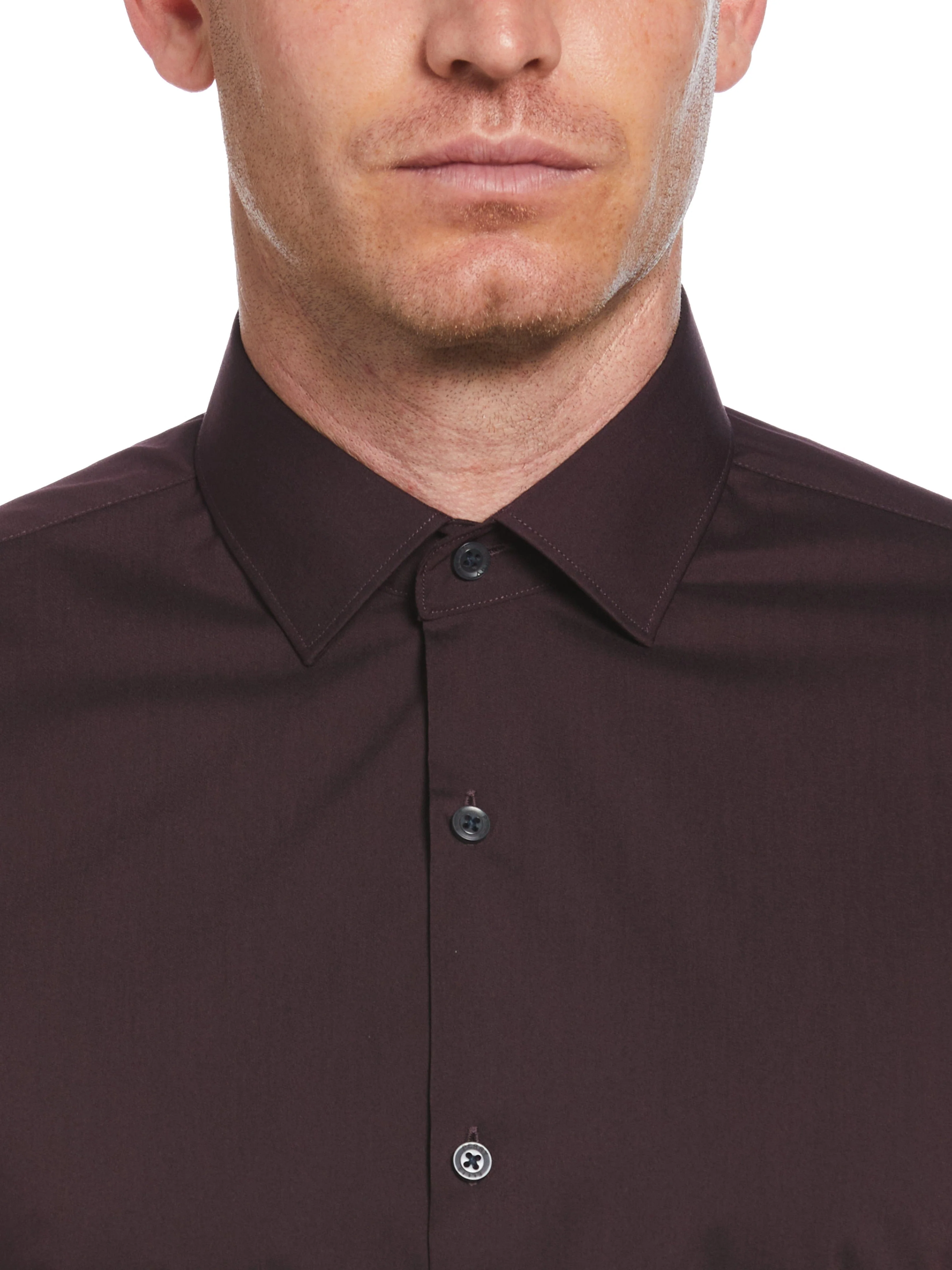 Slim Fit Solid Dress Shirt - Image 28