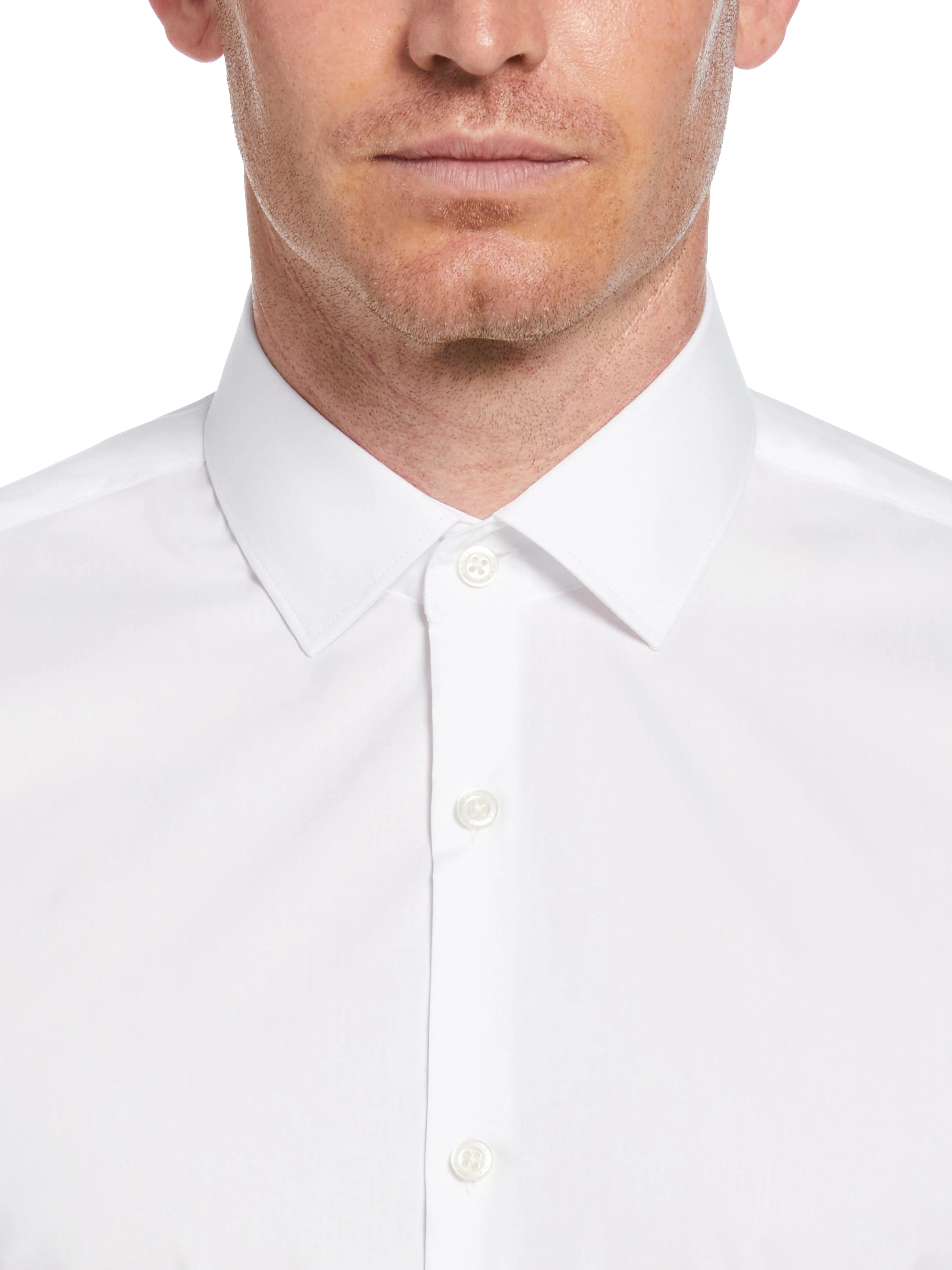 Slim Fit Solid Dress Shirt - Image 6