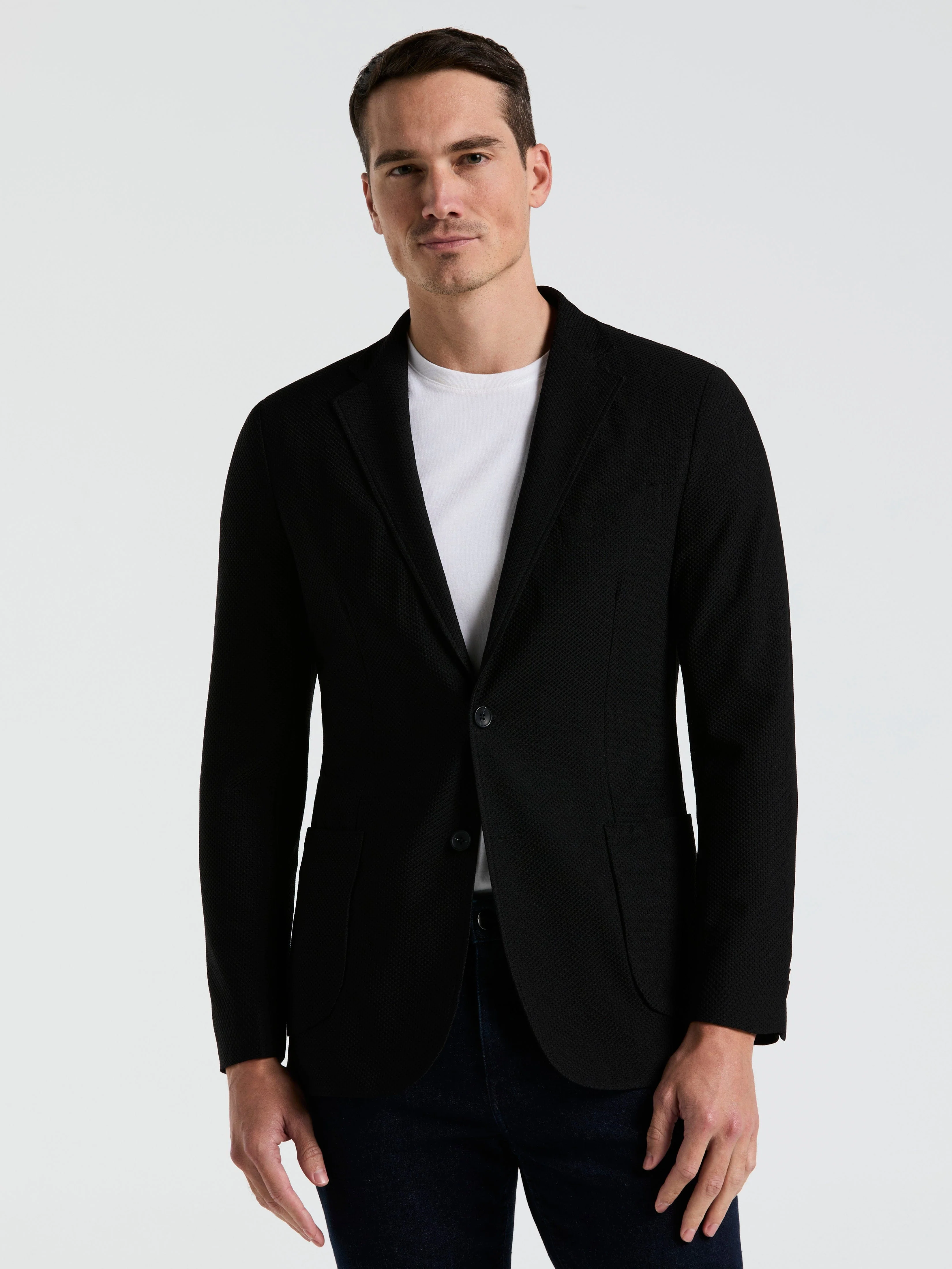 Solid Knit Blazer