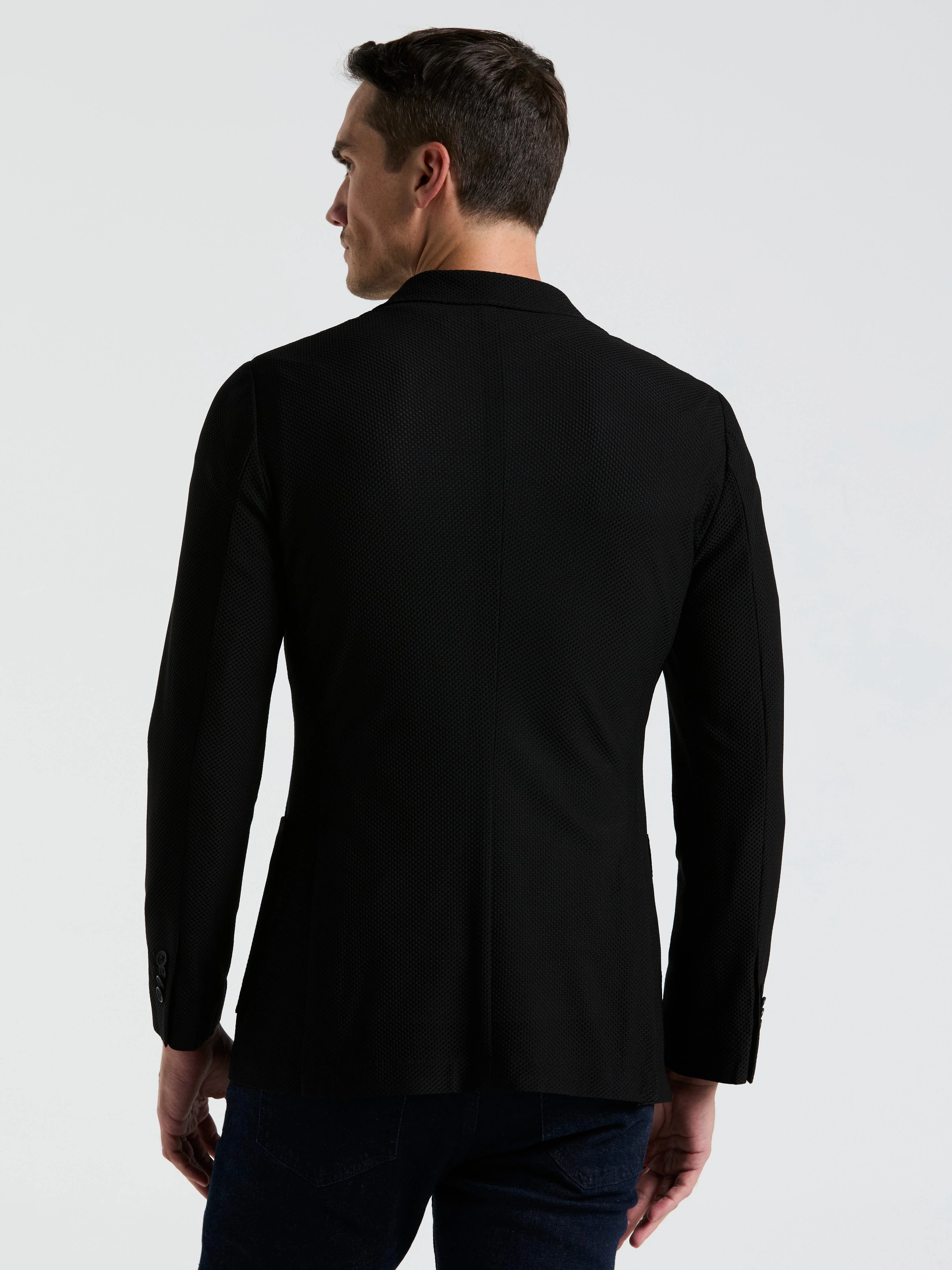 Solid Knit Blazer - Image 3