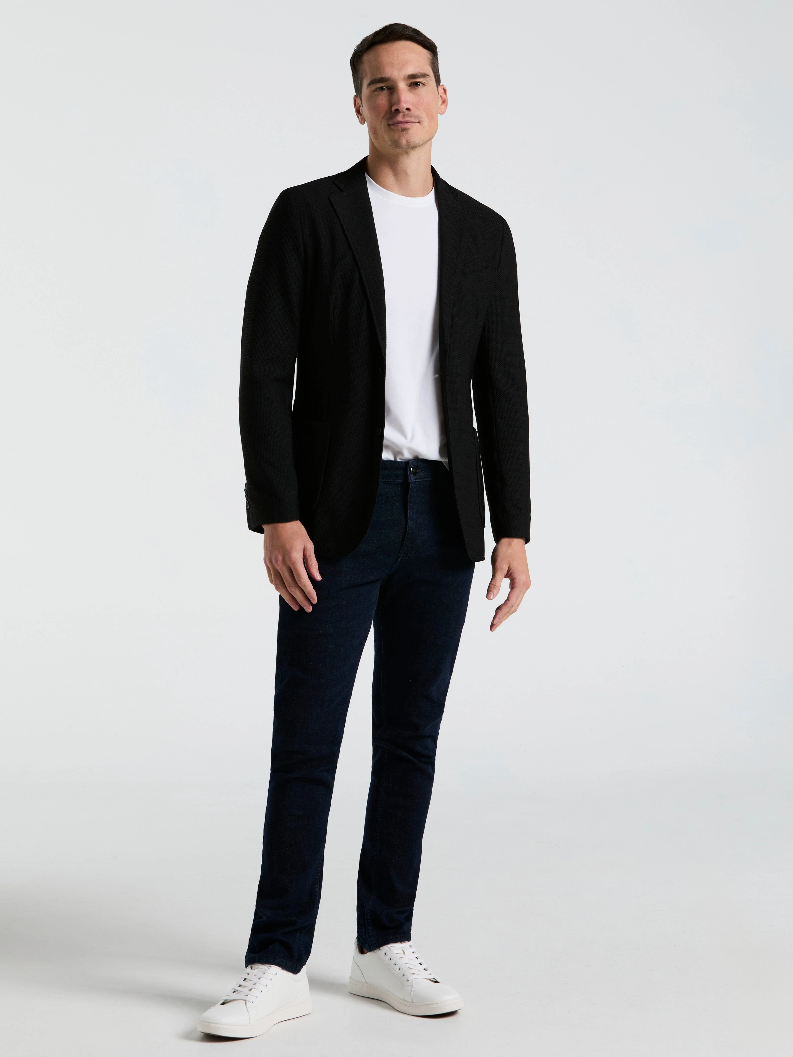 Solid Knit Blazer - Image 4