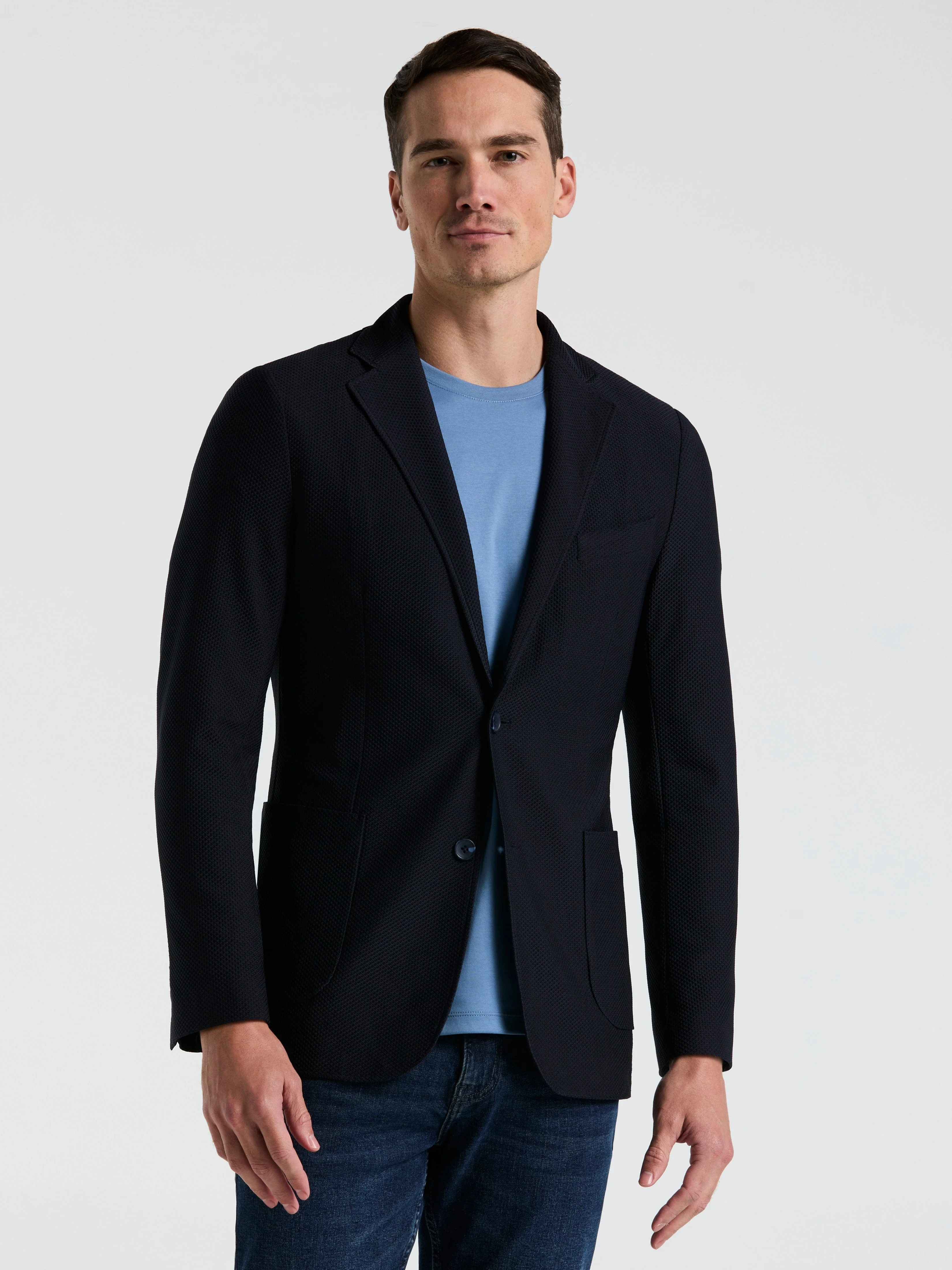 Solid Knit Blazer - Image 5