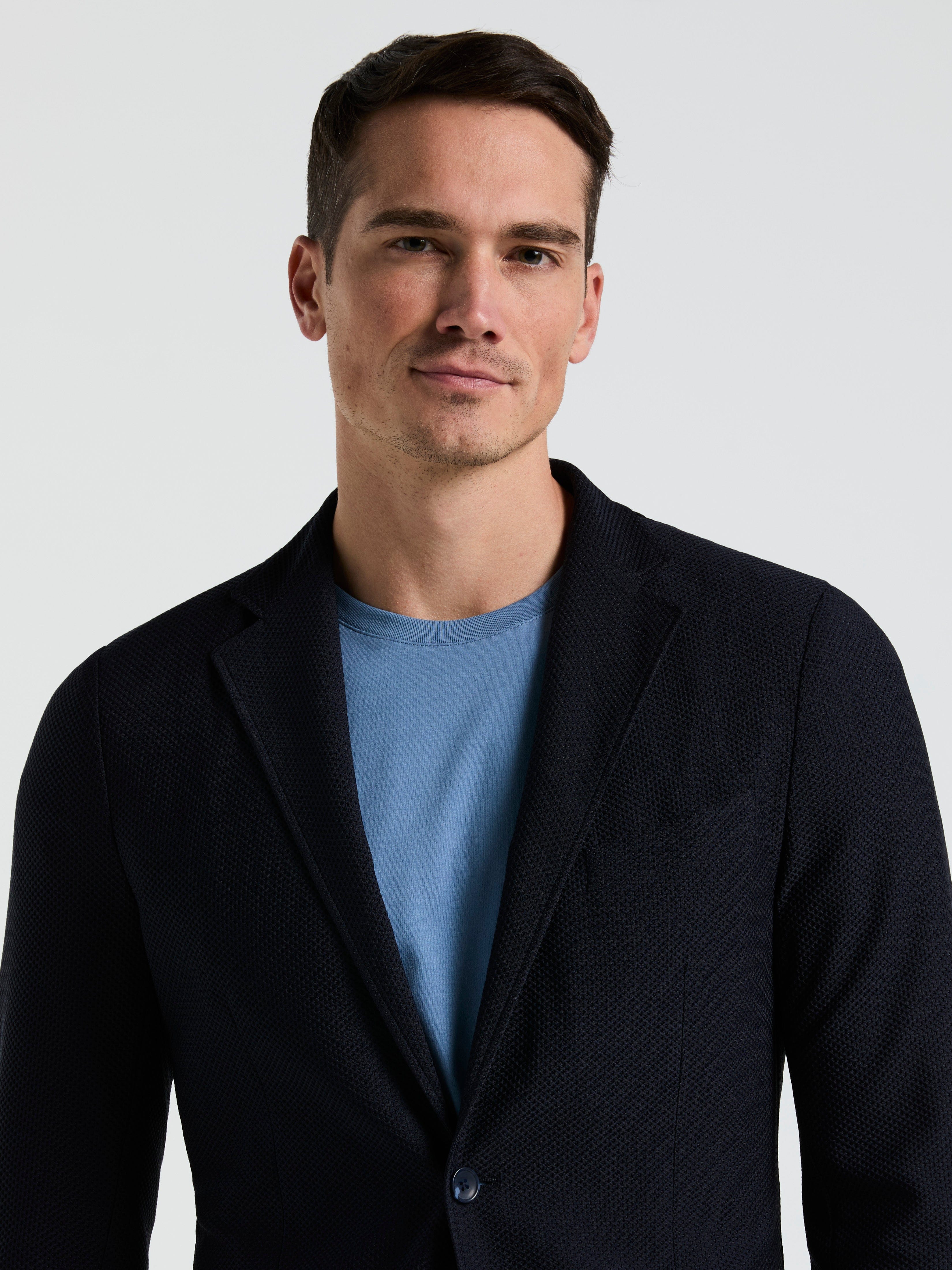 Solid Knit Blazer - Image 6