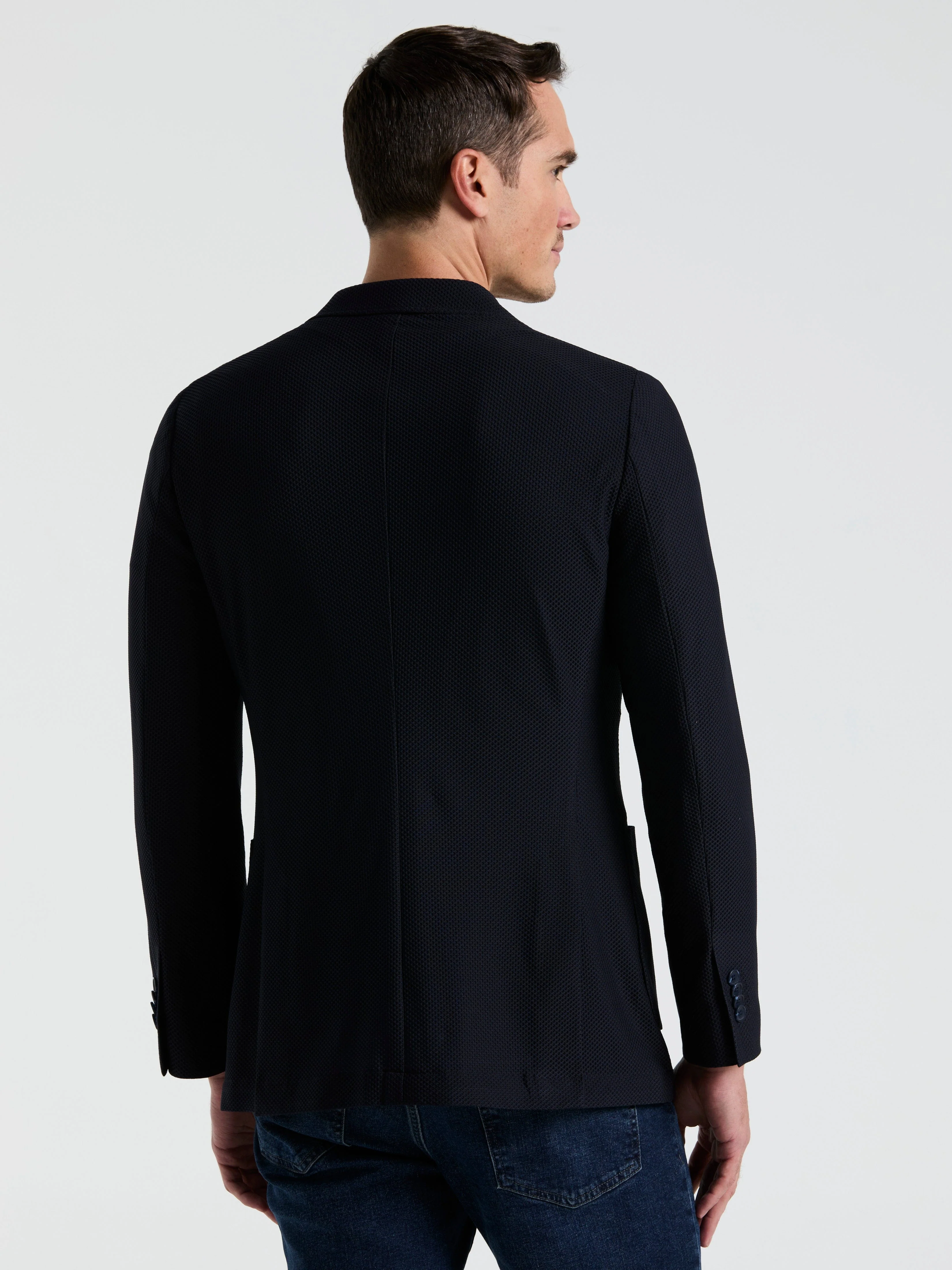 Solid Knit Blazer - Image 7