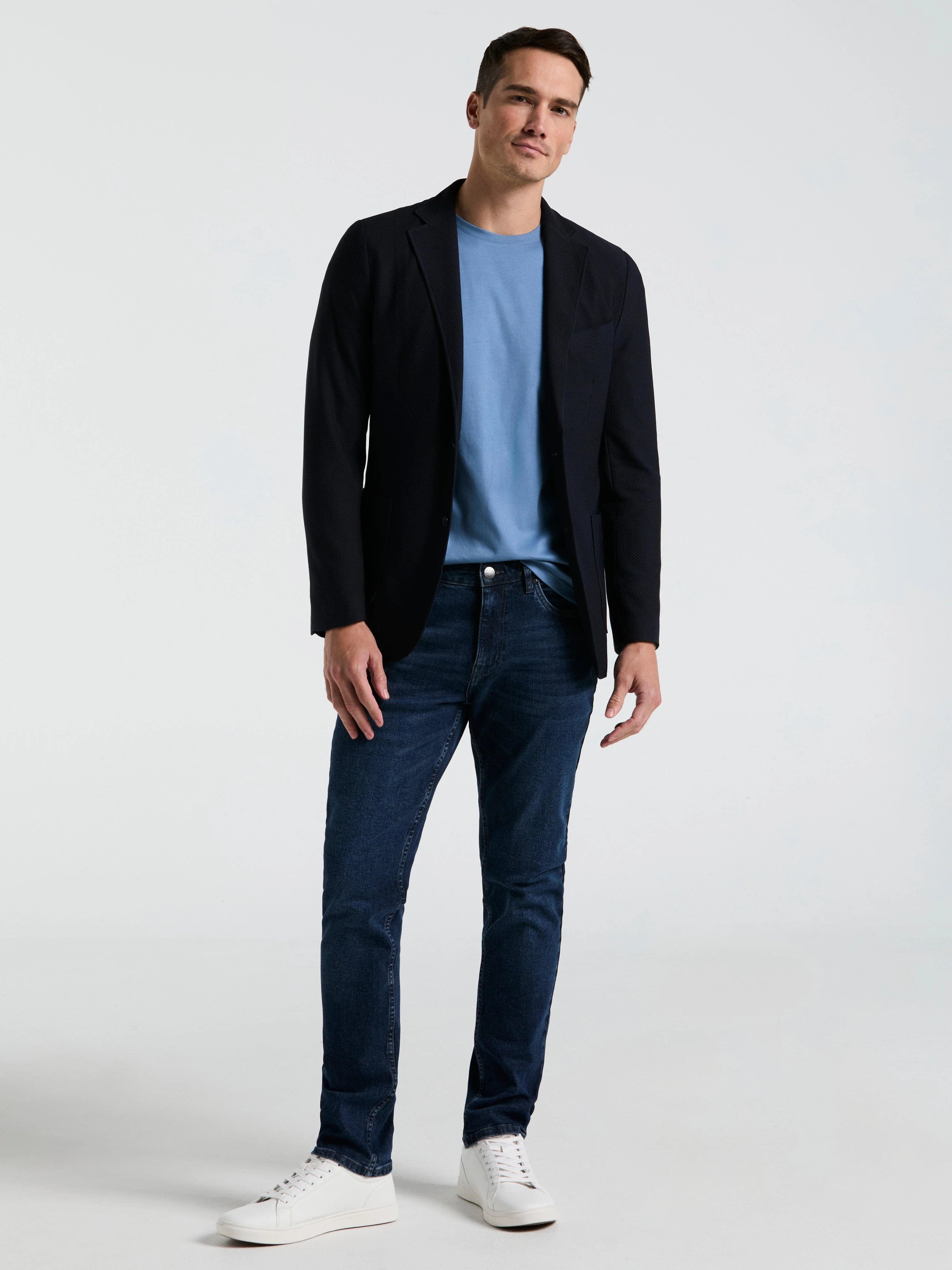 Solid Knit Blazer - Image 8