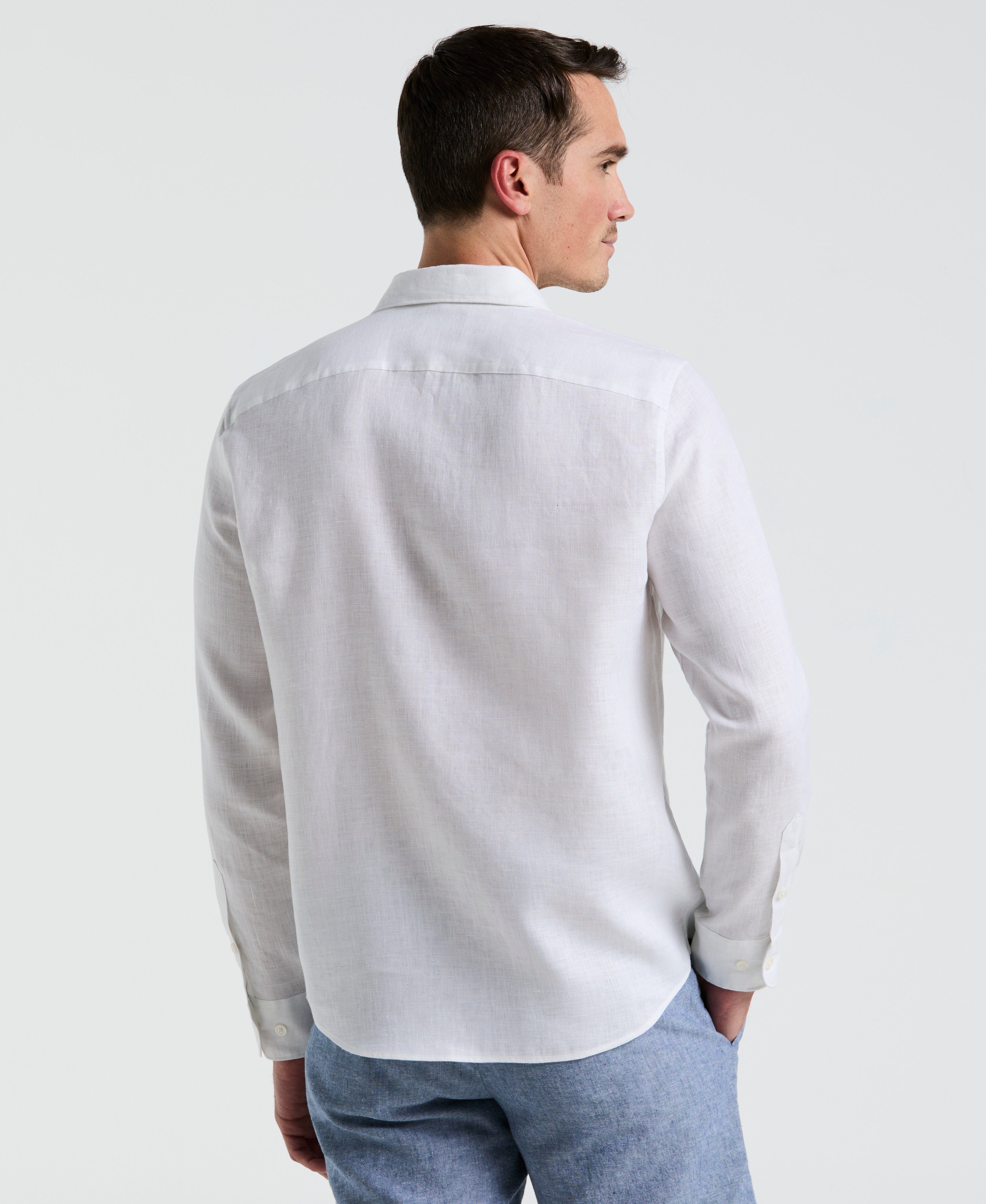 Linen Long Sleeve Shirt - Image 19