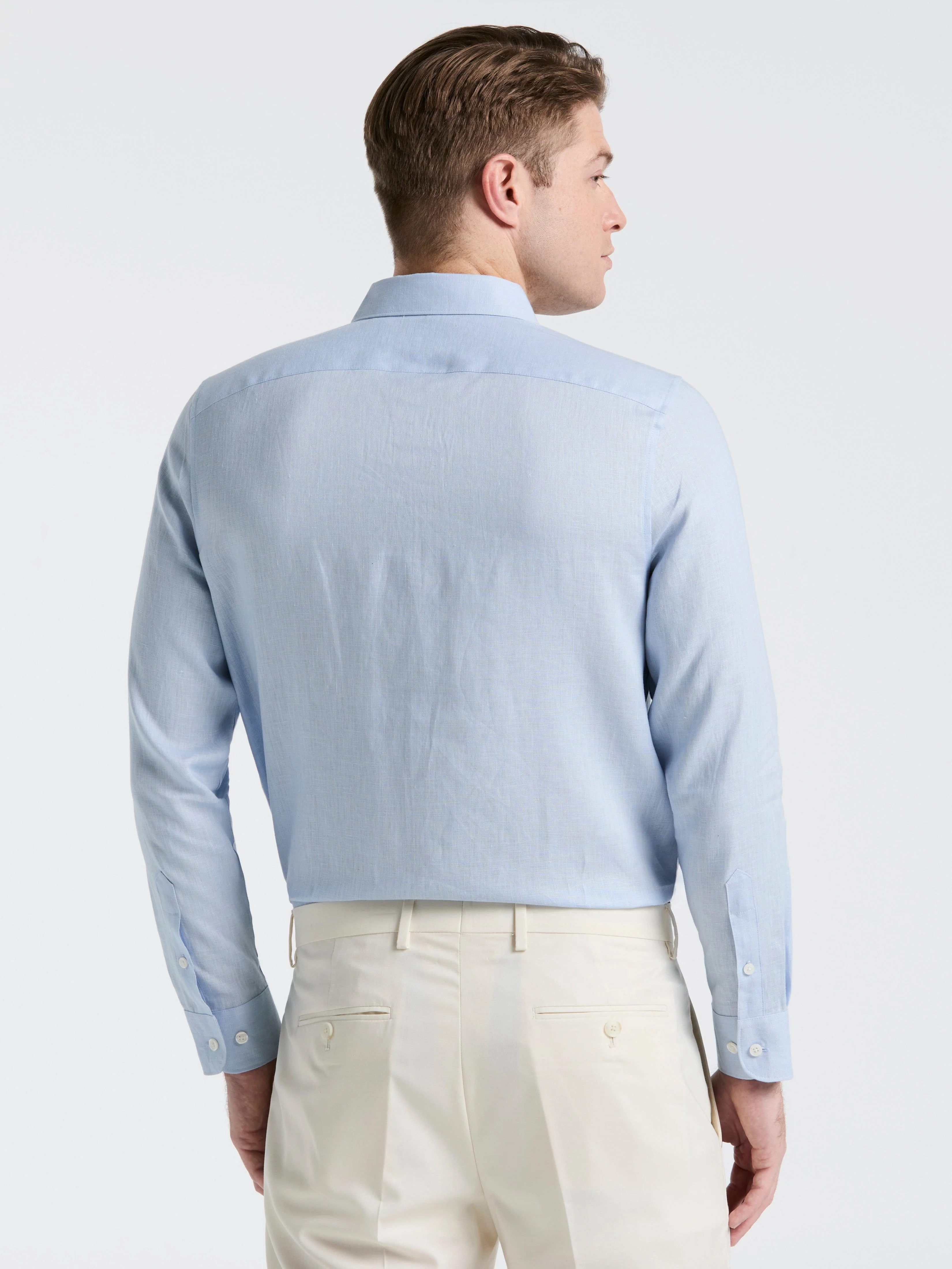 Linen Long Sleeve Shirt - Image 23