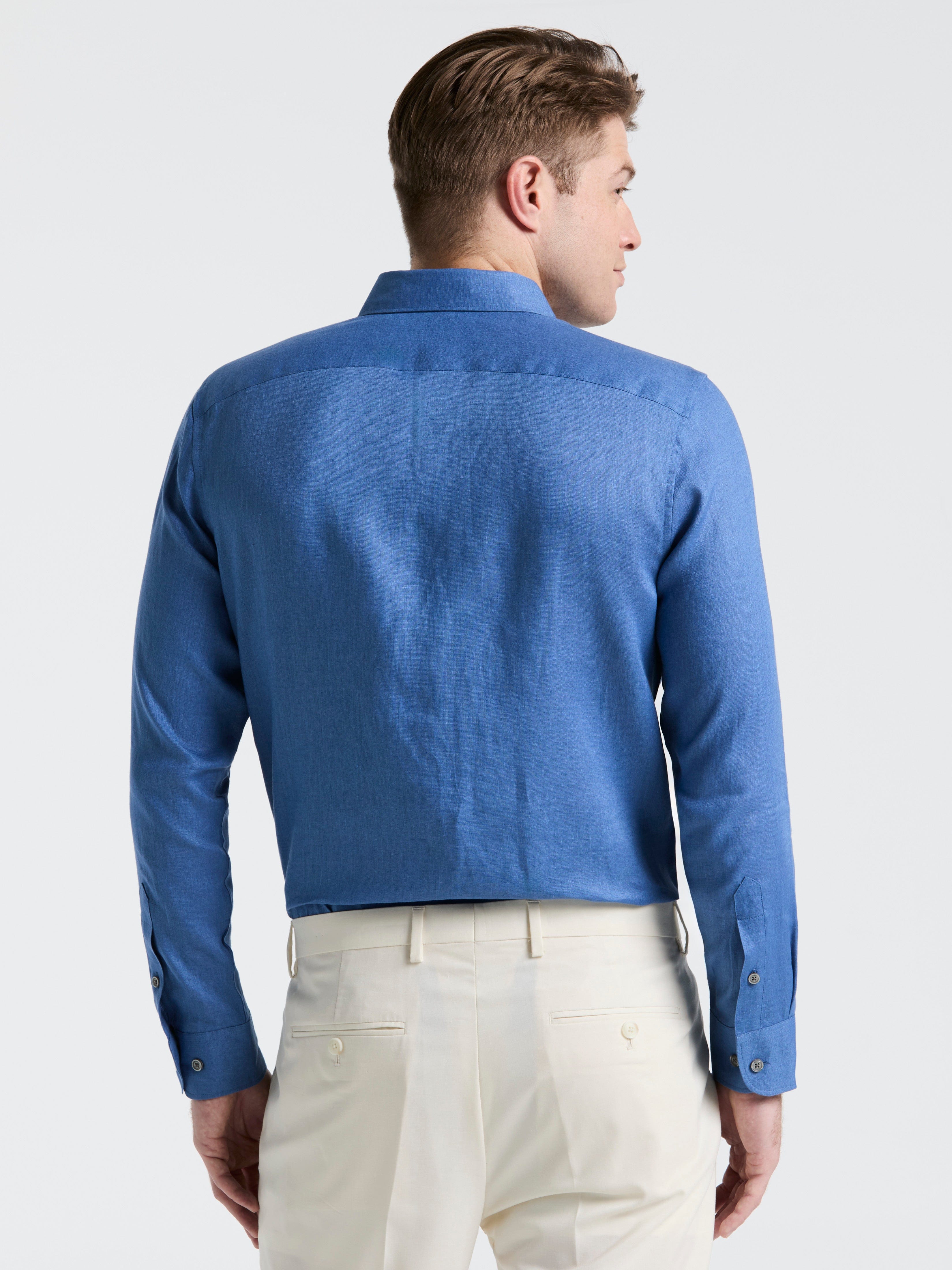 Linen Long Sleeve Shirt - Image 7