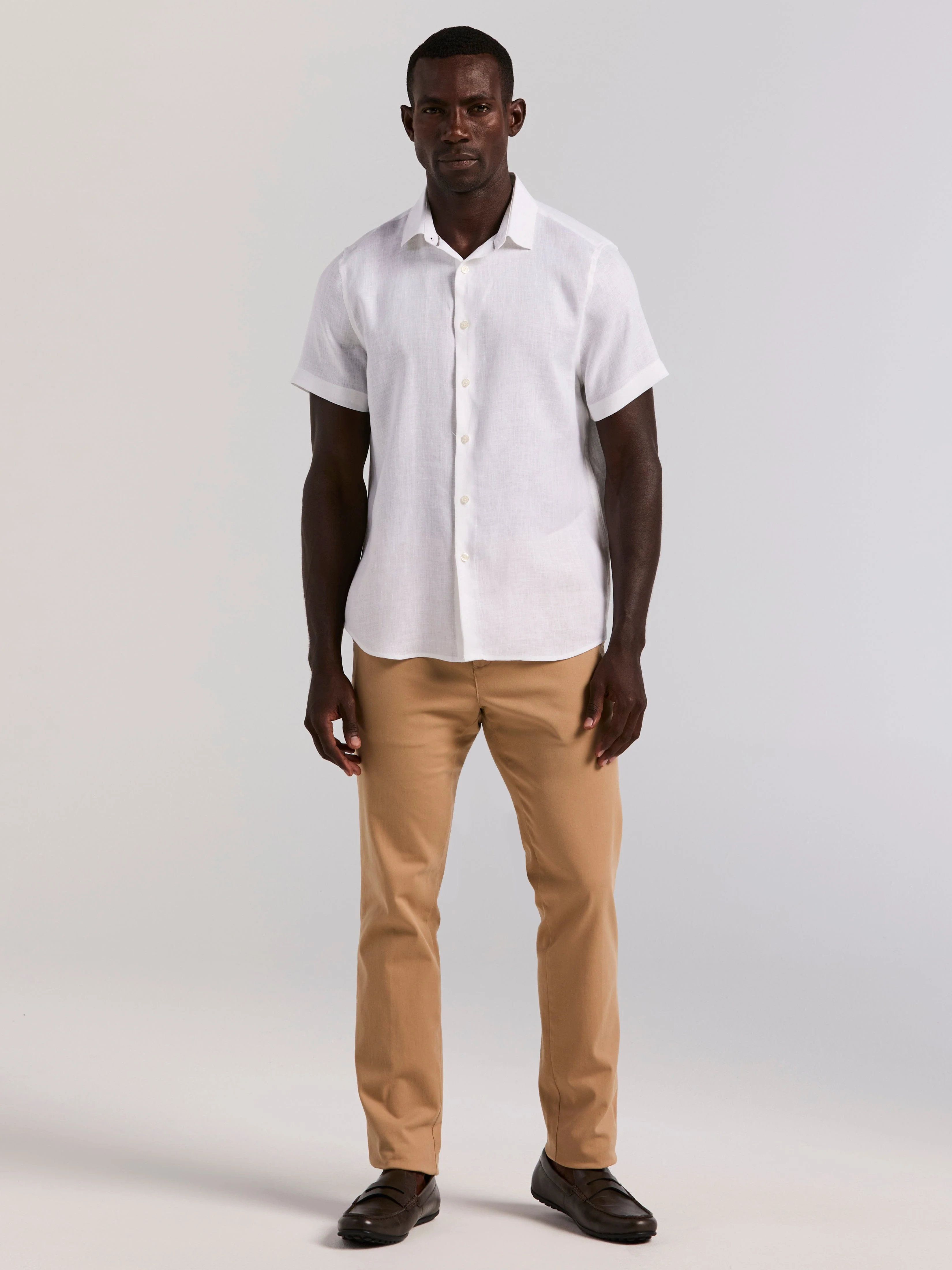 Linen Short Sleeve Shirt - Image 37