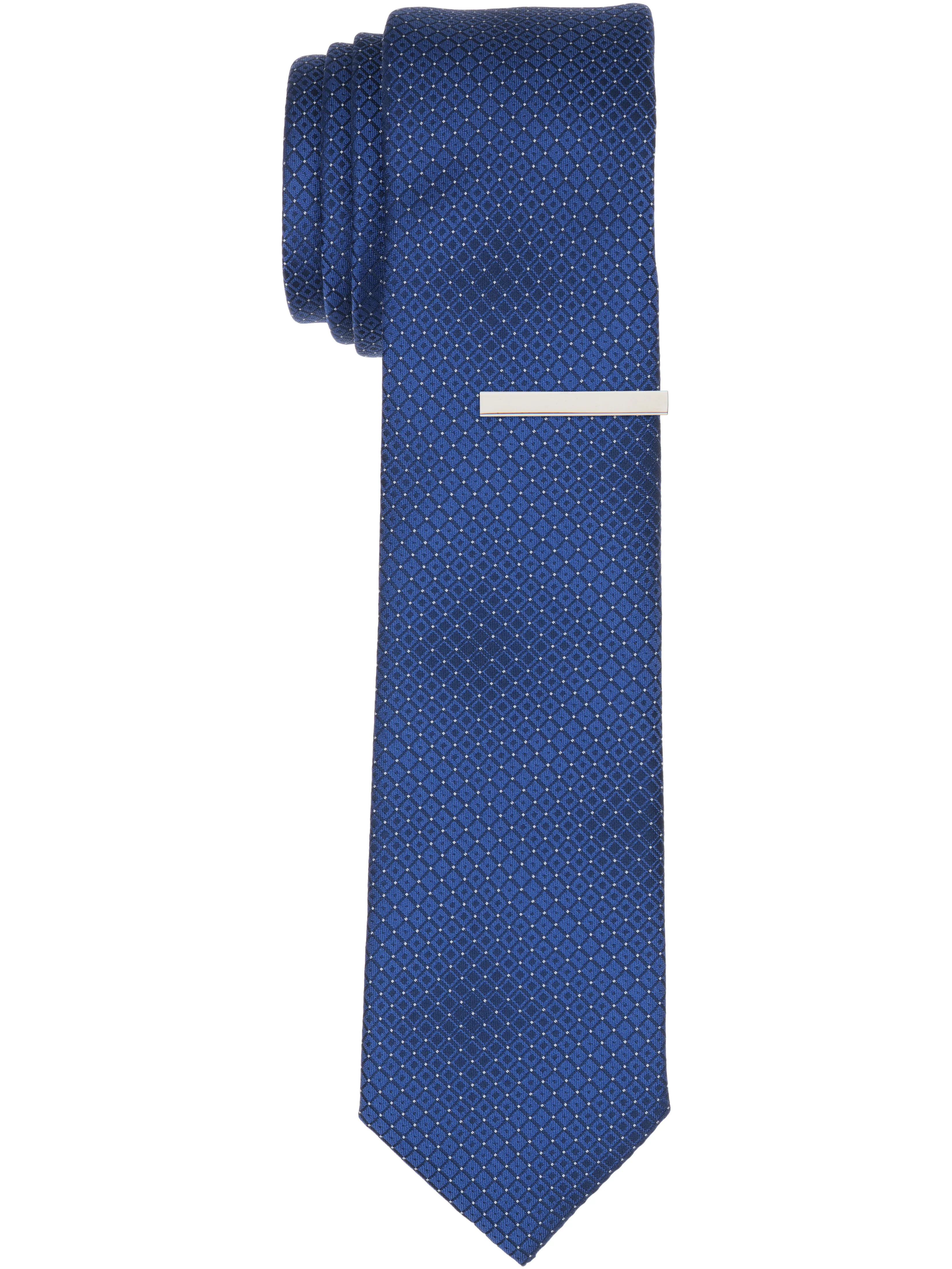 Solid Plain Weave Slim Necktie - Image 4