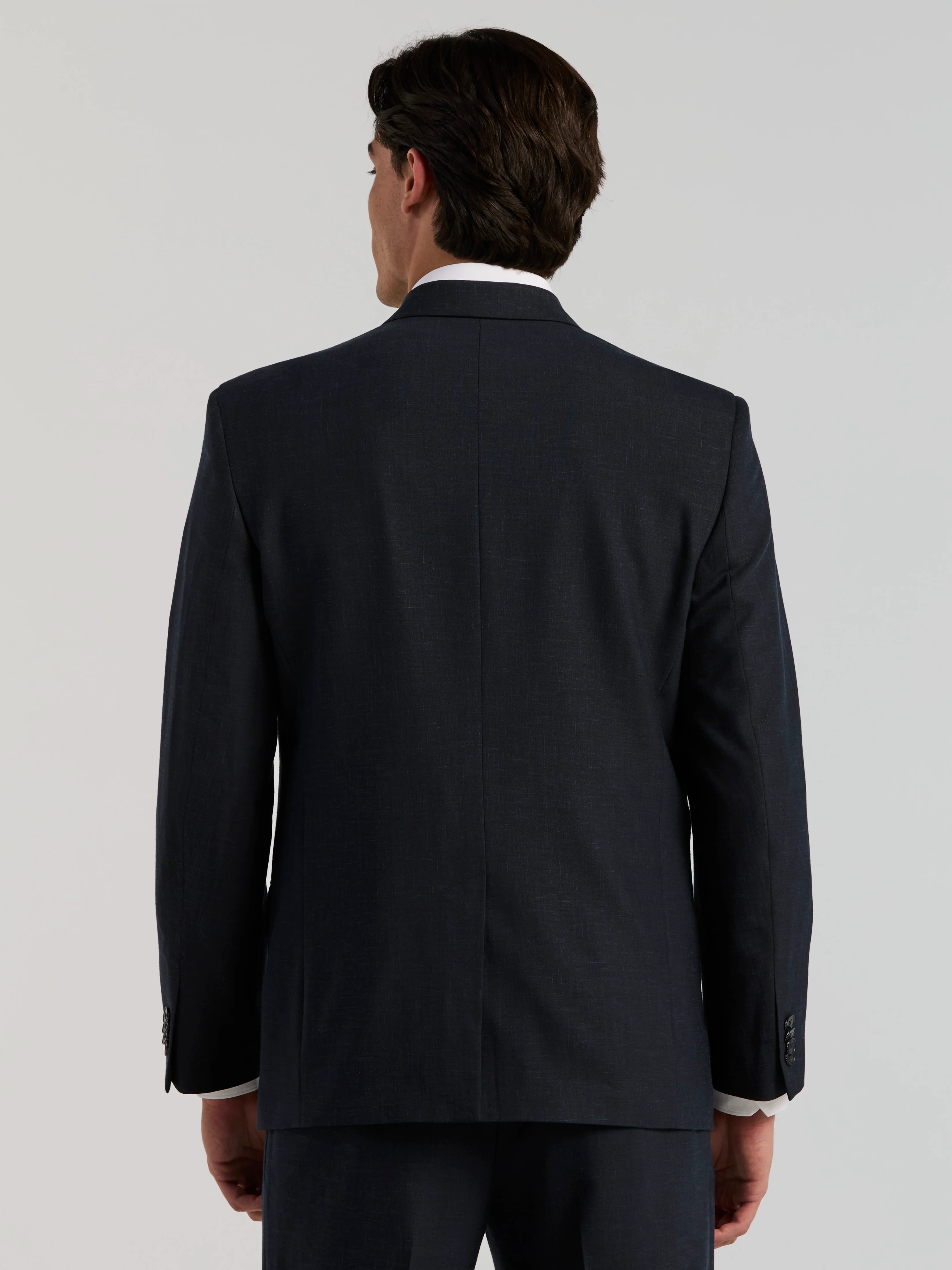 Stretch Double Breasted Suit Jacket - Image 3