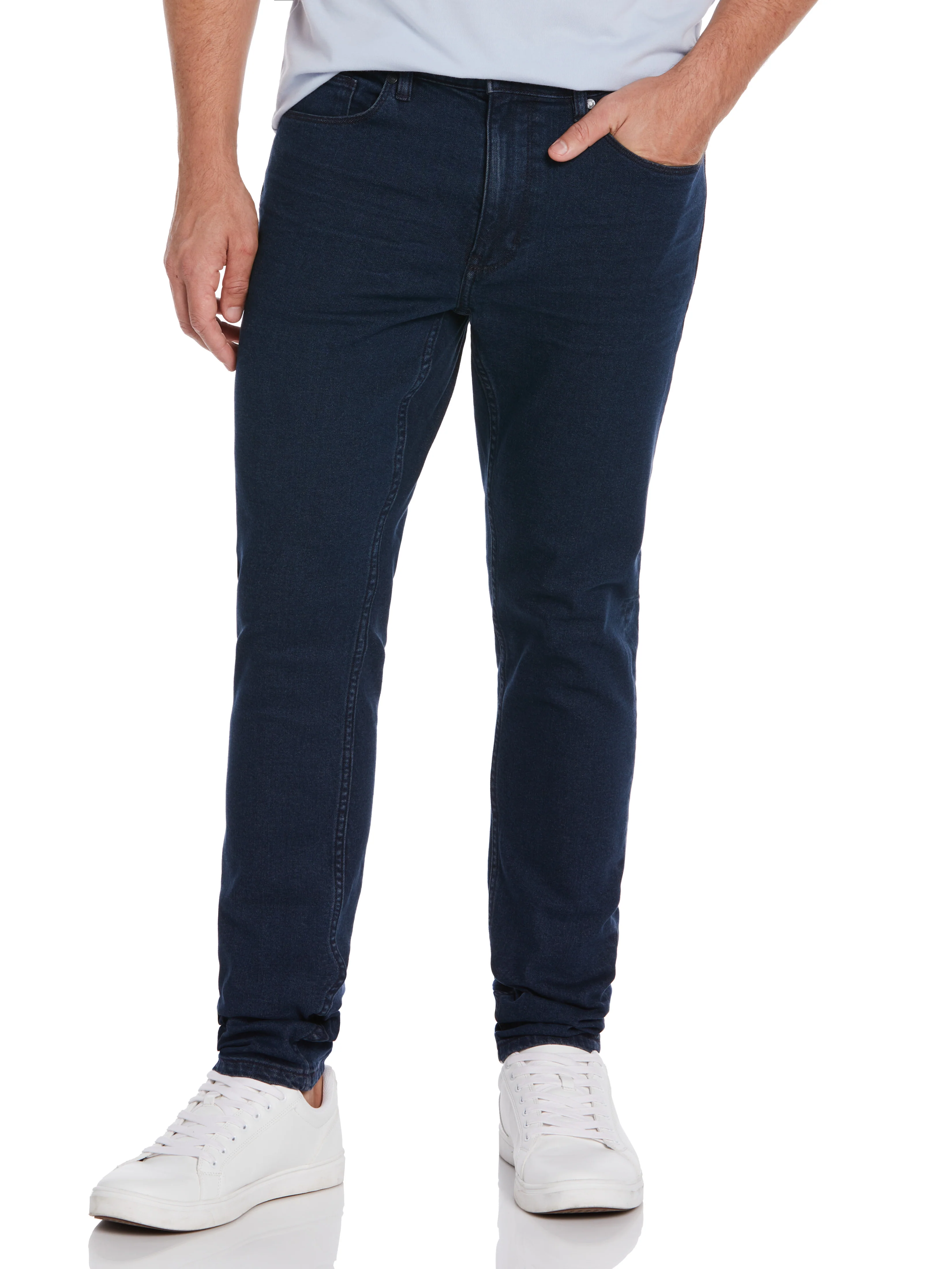 Tapered Fit Dark Indigo Eco Denim Pant - Image 3