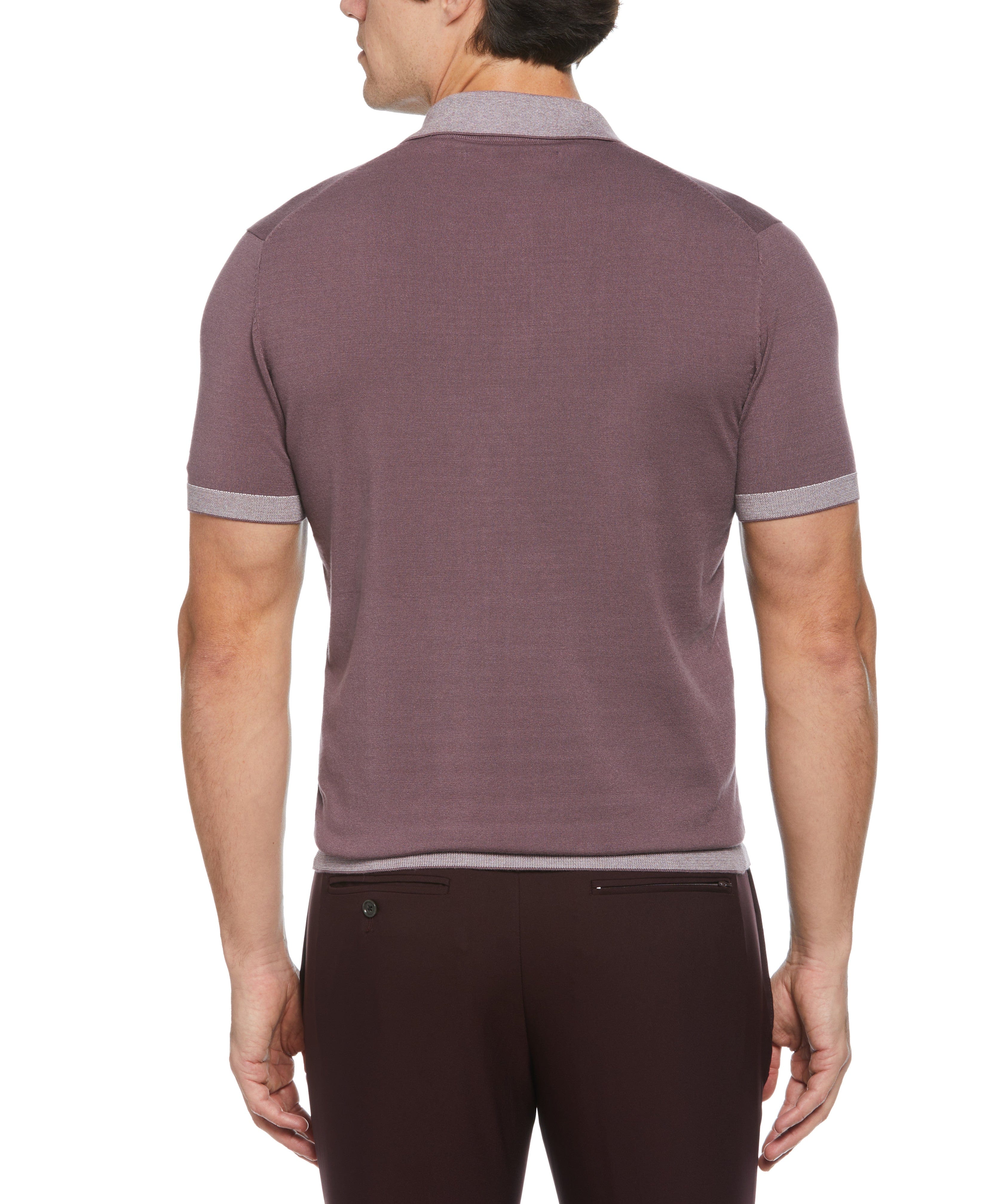 Tech Knit Contrast Sweater Polo - Image 2