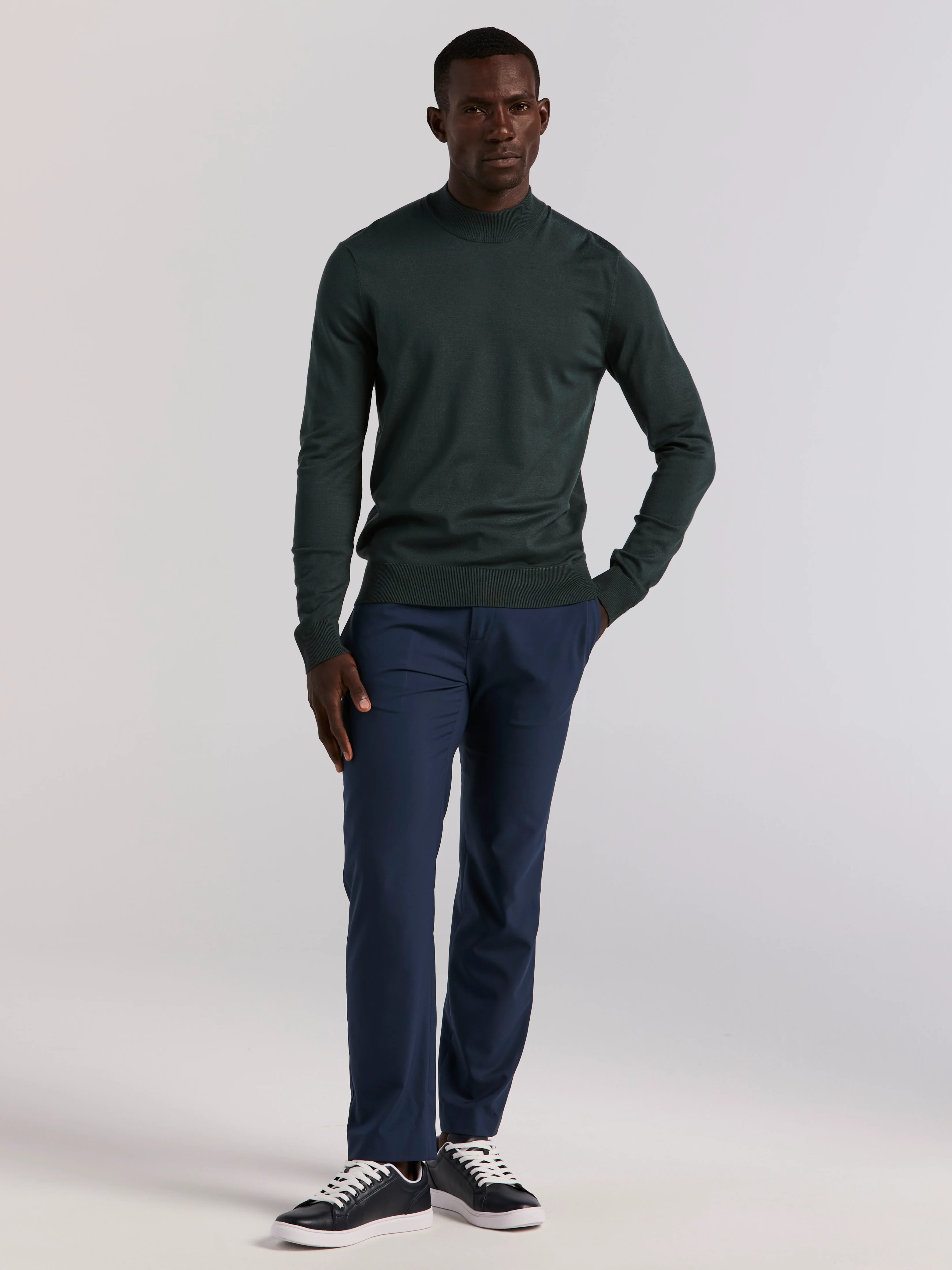 Tech Knit Mock Neck Sweater - Image 23