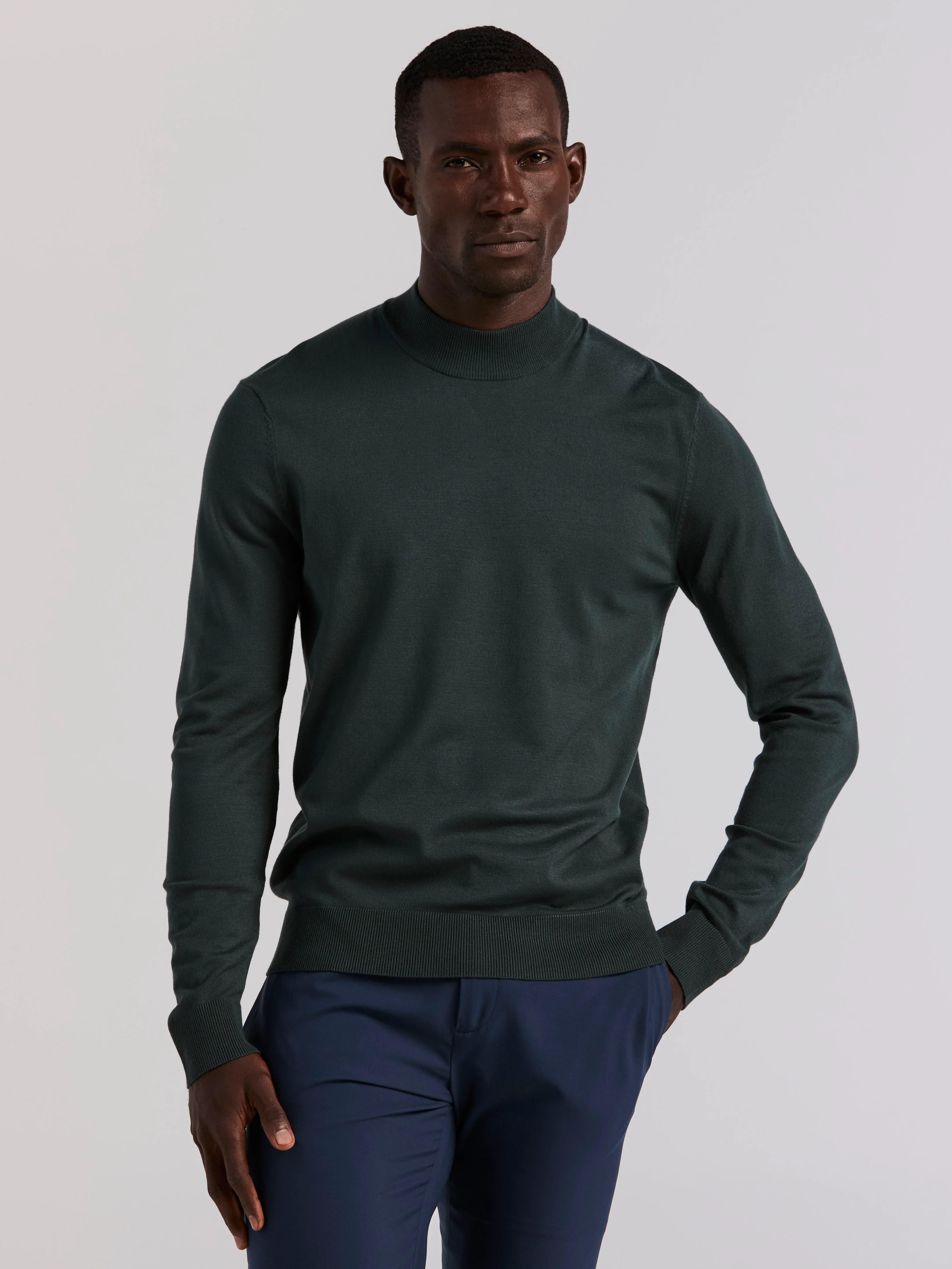Tech Knit Mock Neck Sweater - Image 29