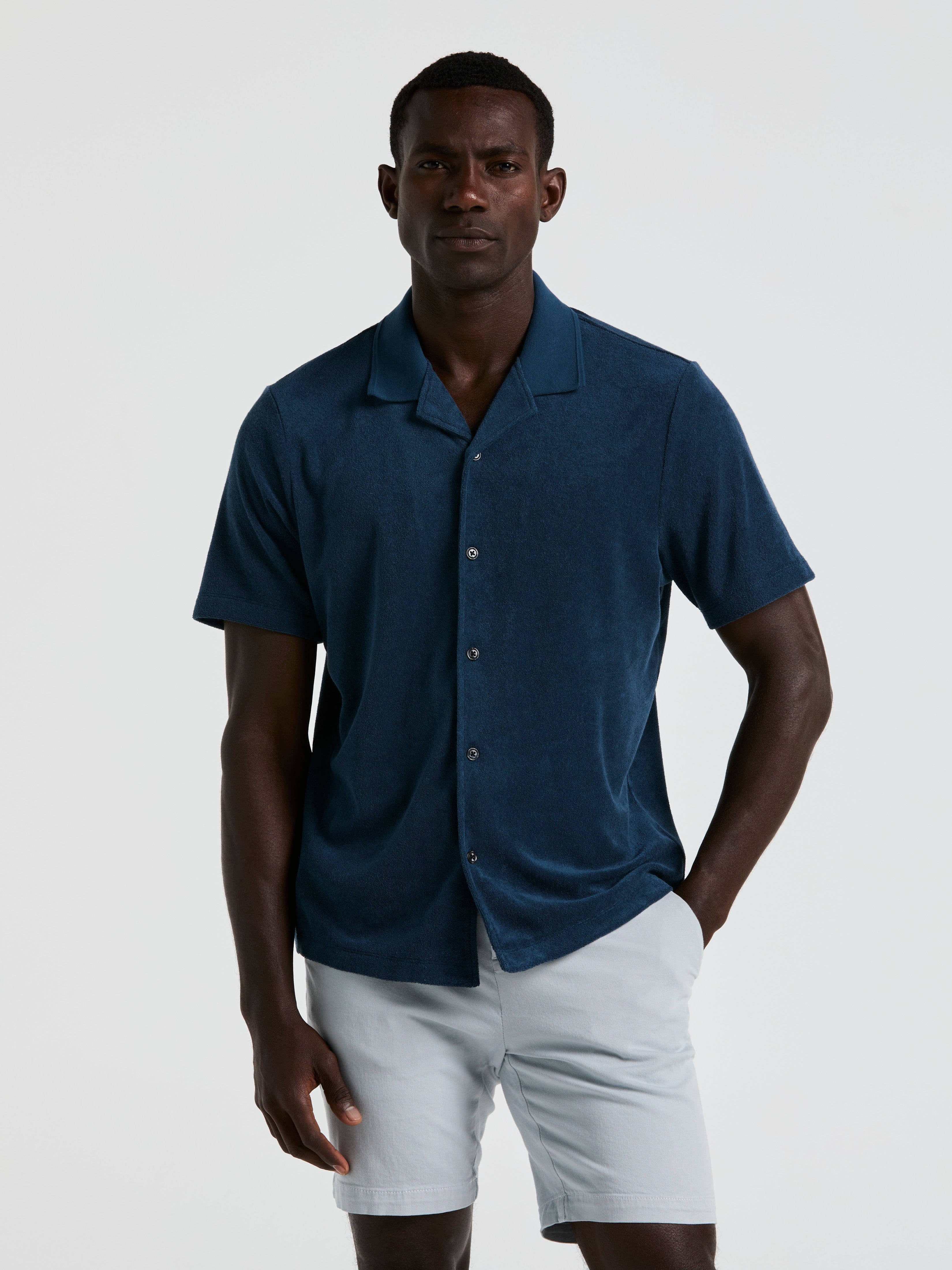 Terry Camp Collar Shirt