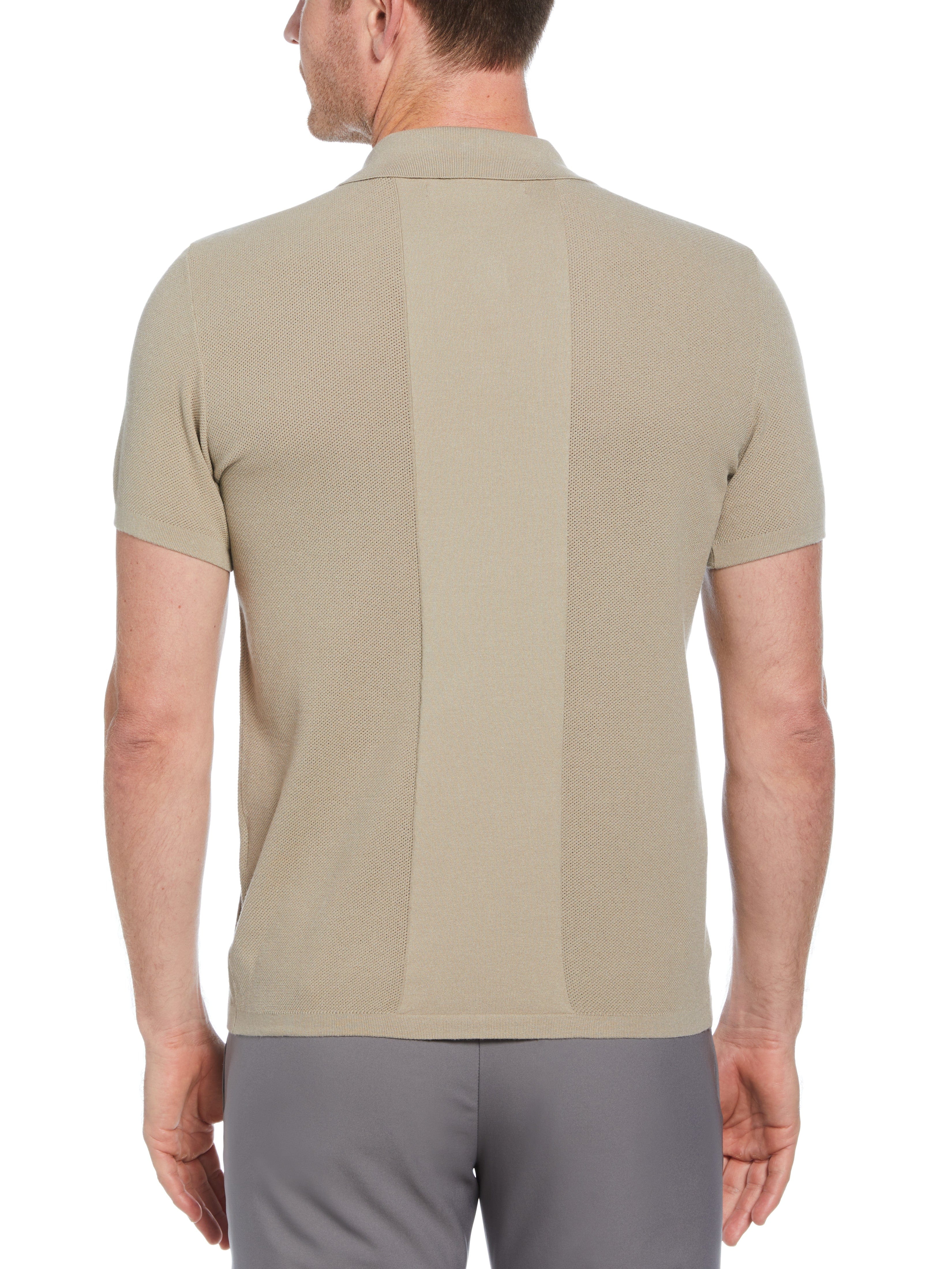 Texture Mix 3-Button Polo - Image 11