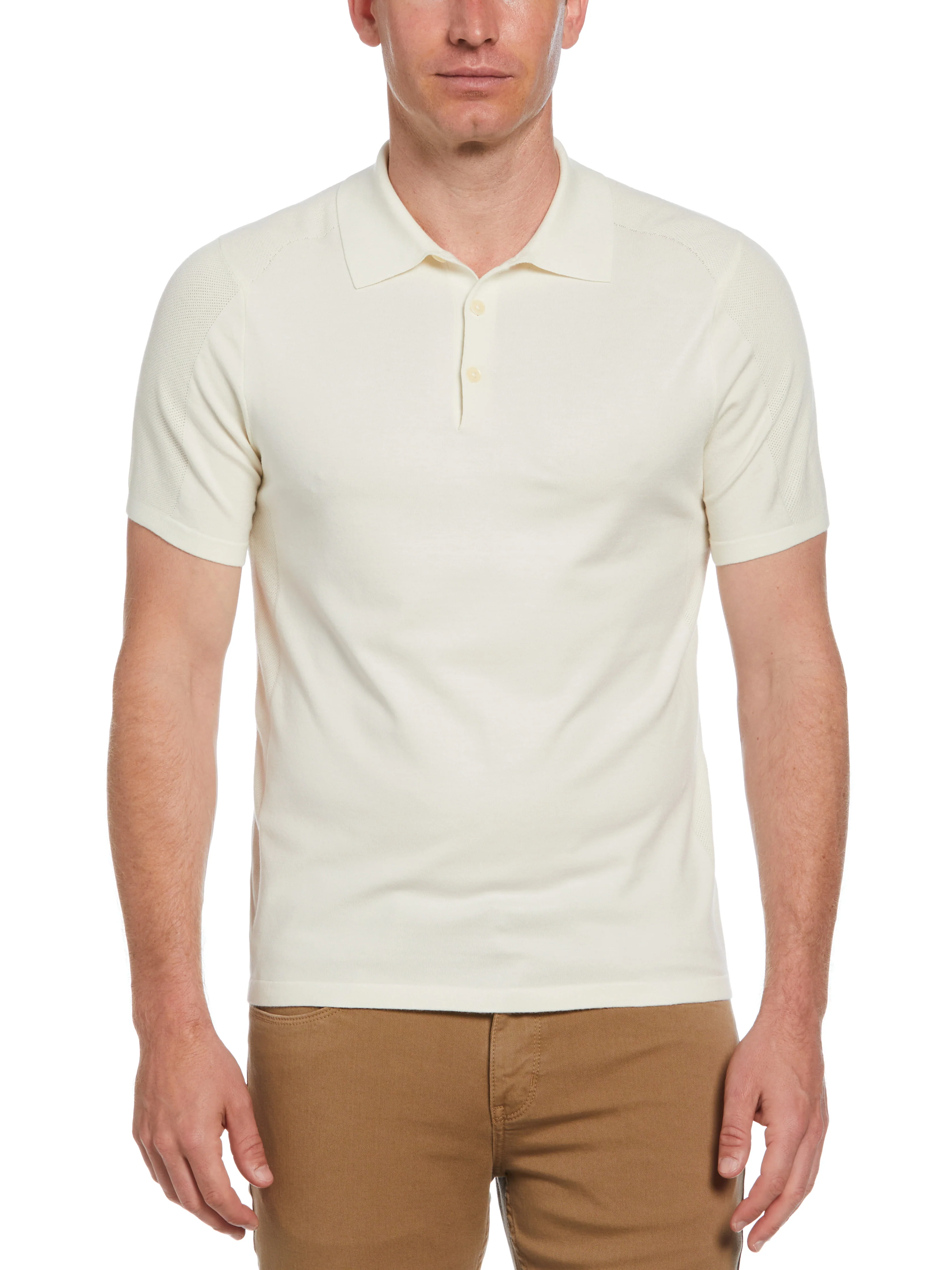 Texture Mix 3-Button Polo - Image 13