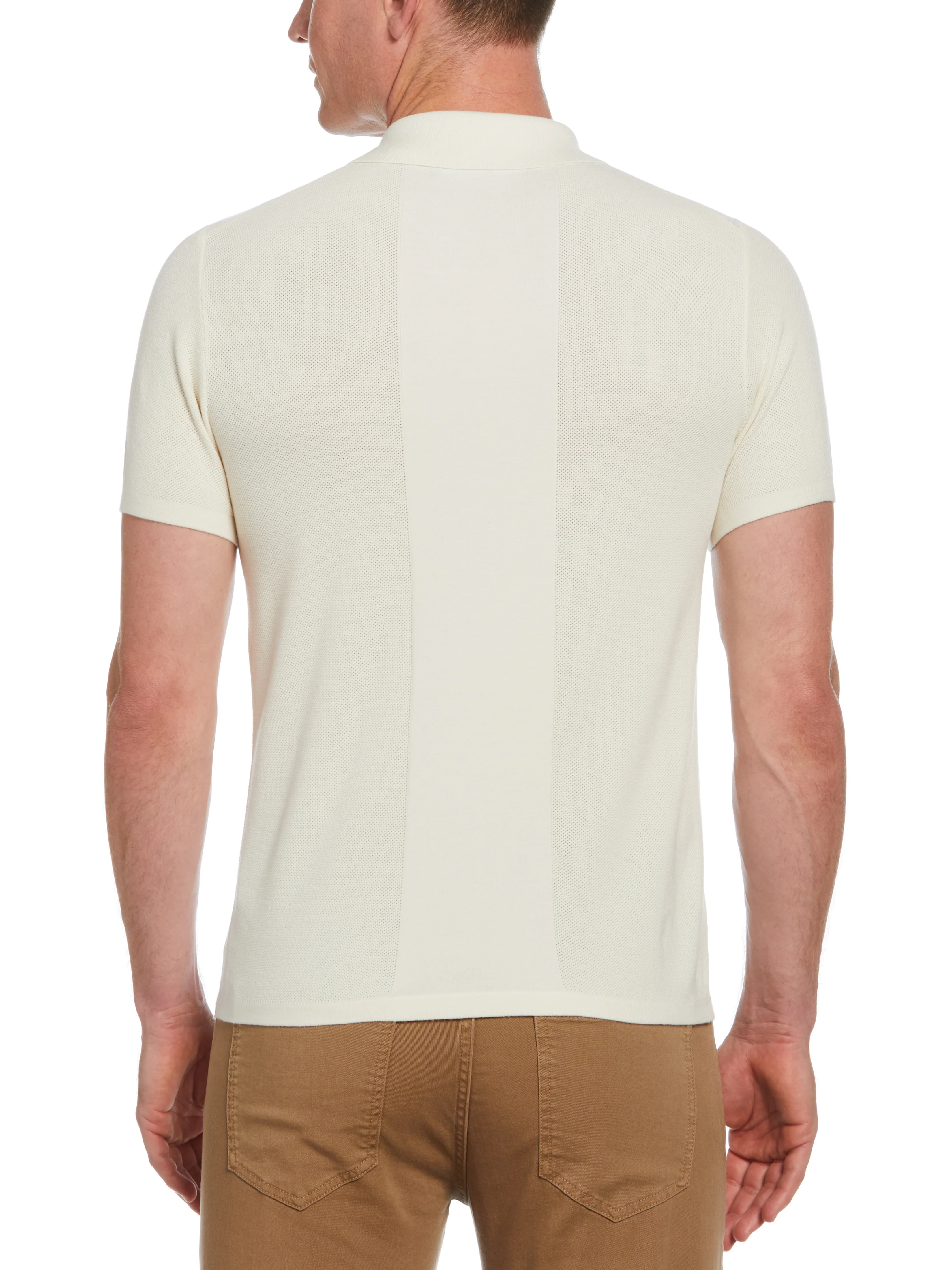 Texture Mix 3-Button Polo - Image 14