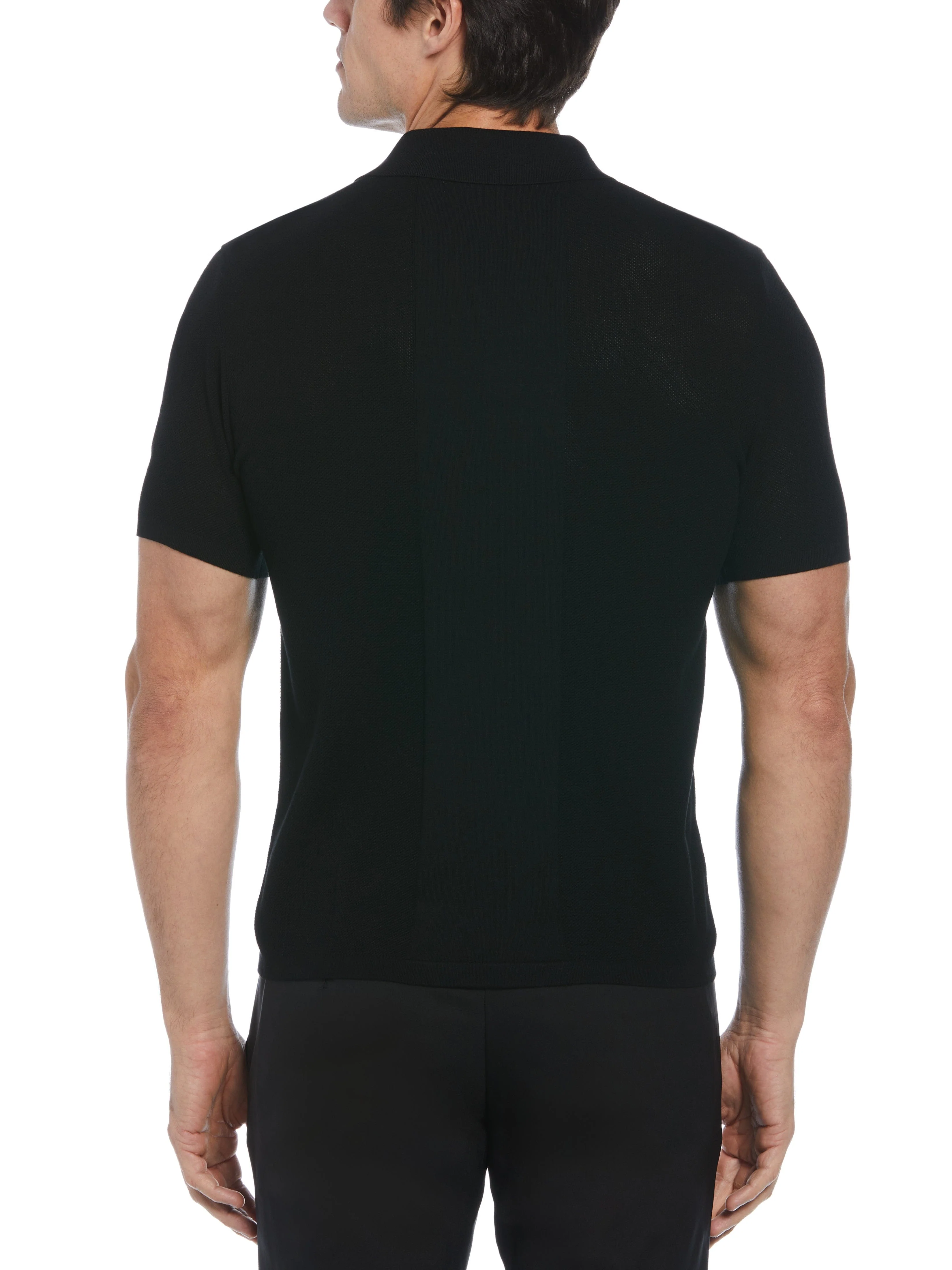 Texture Mix 3-Button Polo - Image 2