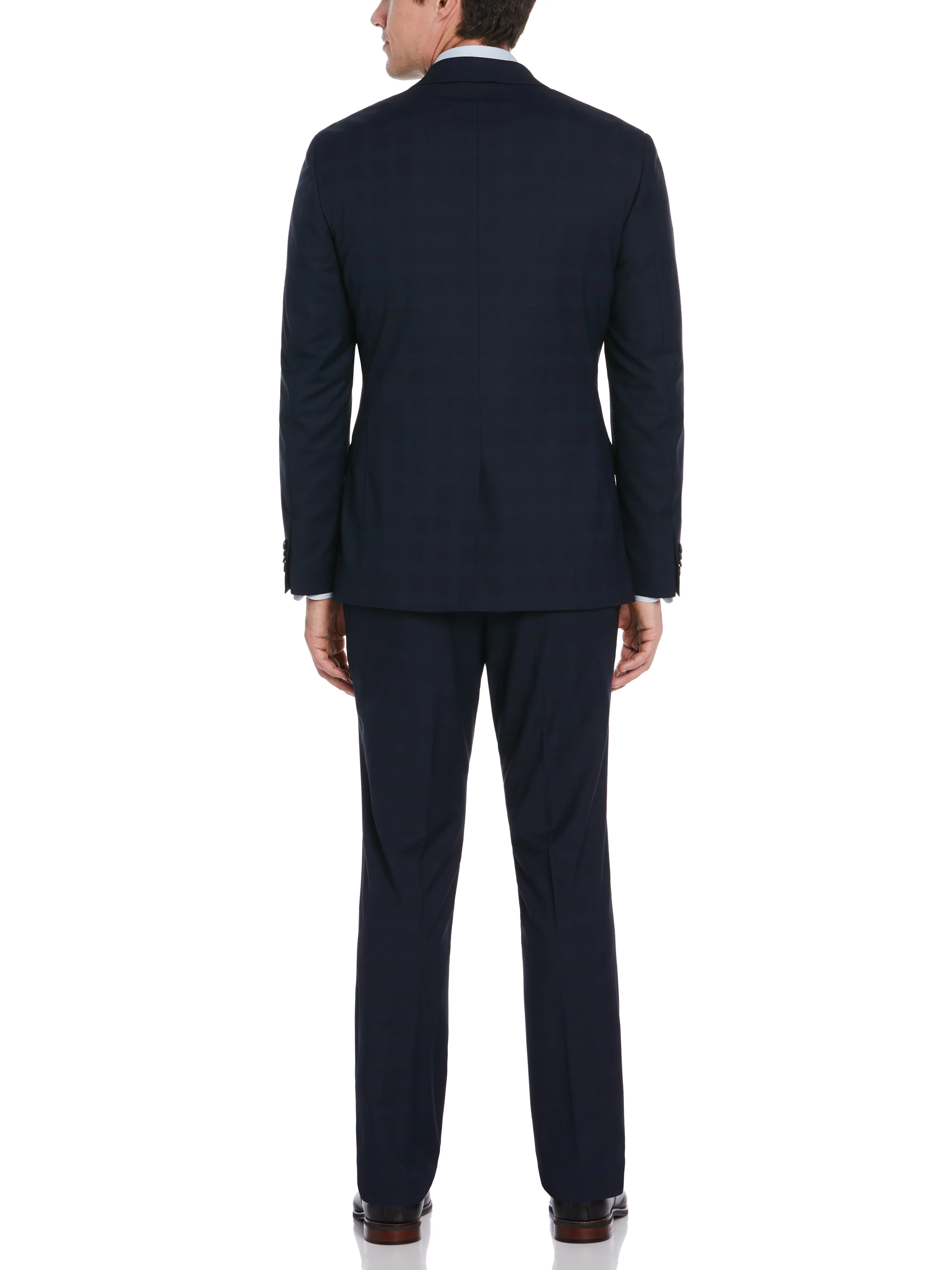 Textured Fashion Plaid Suit Jacket - Image 9