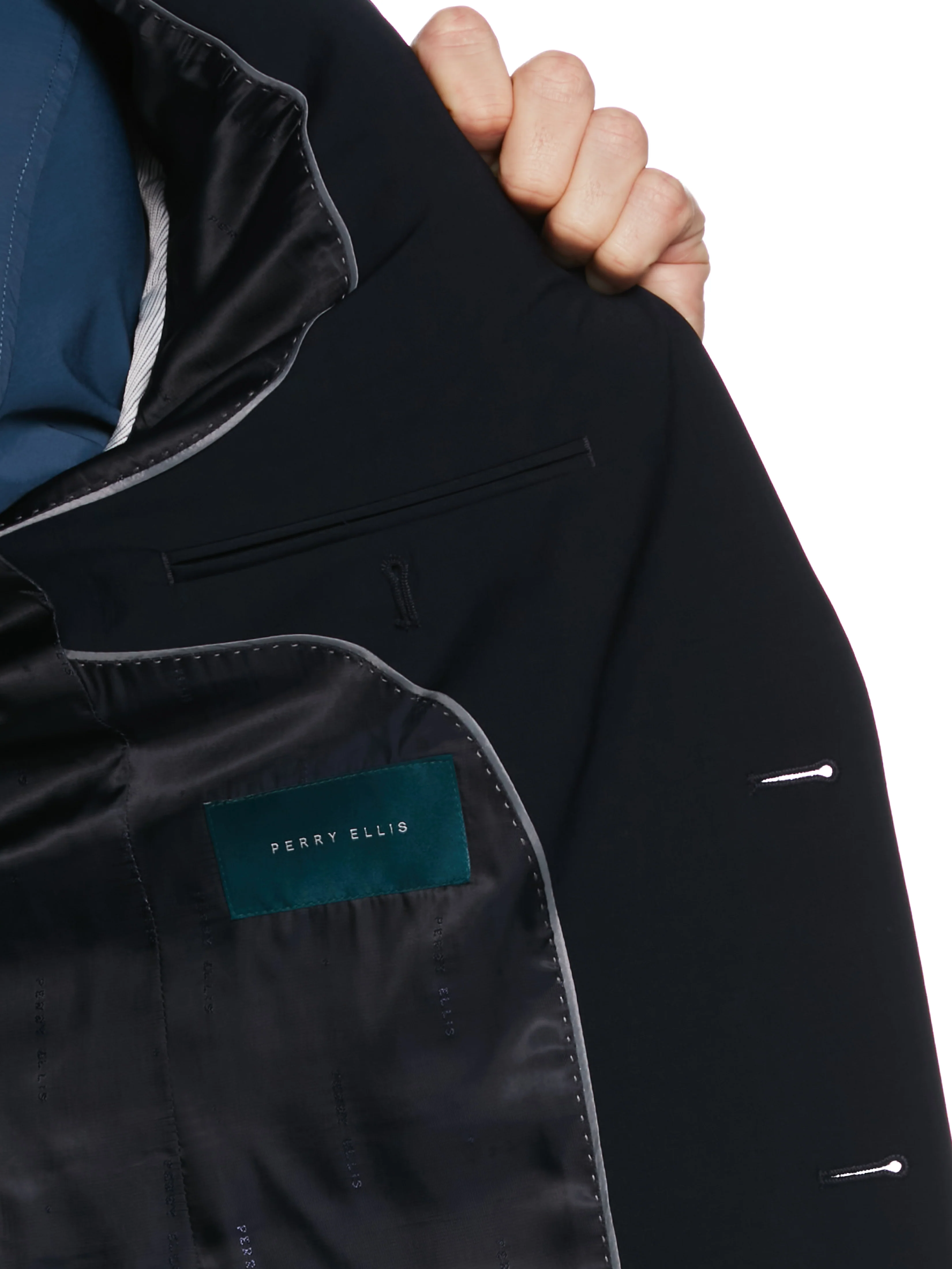 Textured Suit Jacket - Image 3