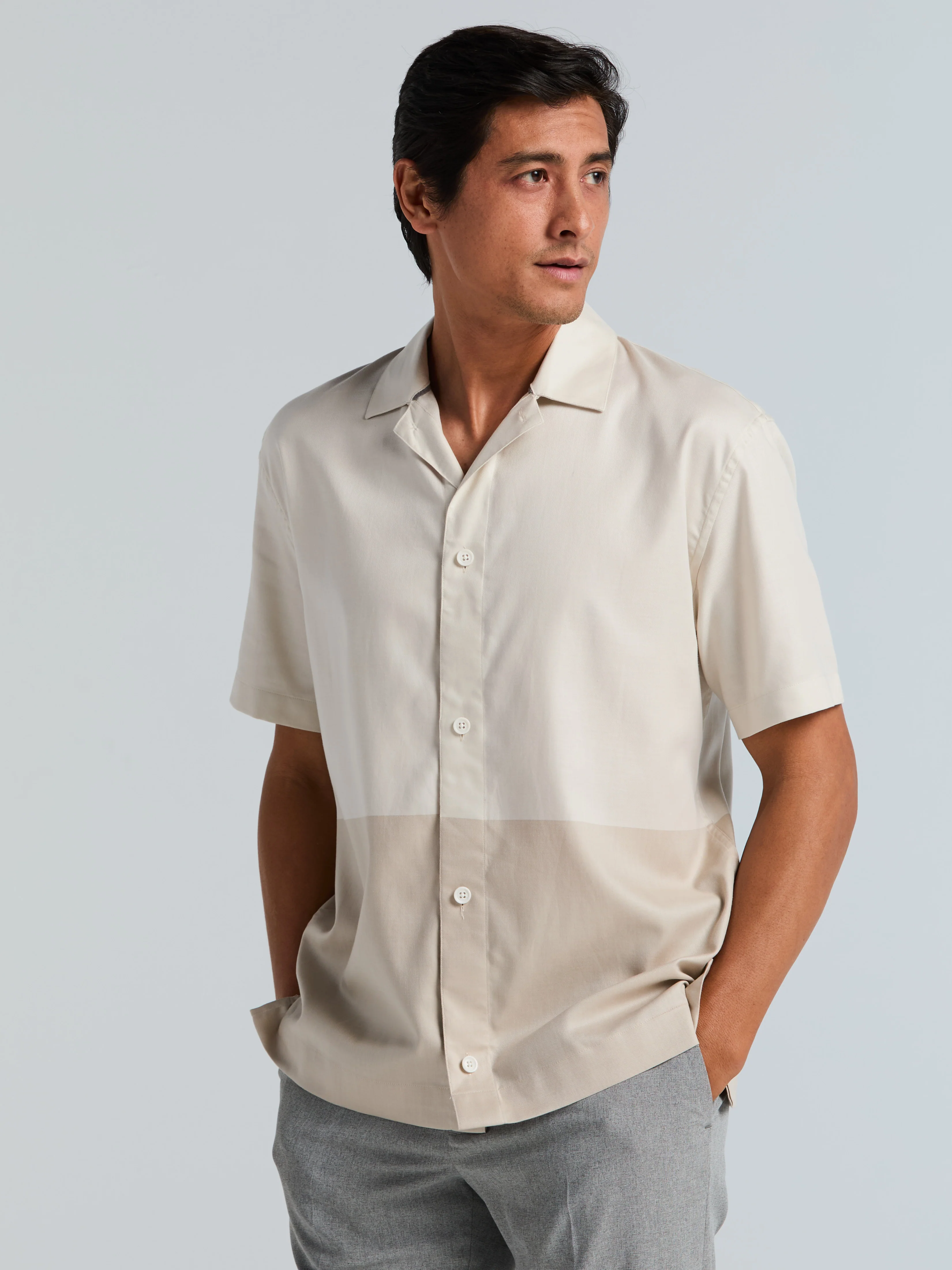 Tonal Colorblock Shirt