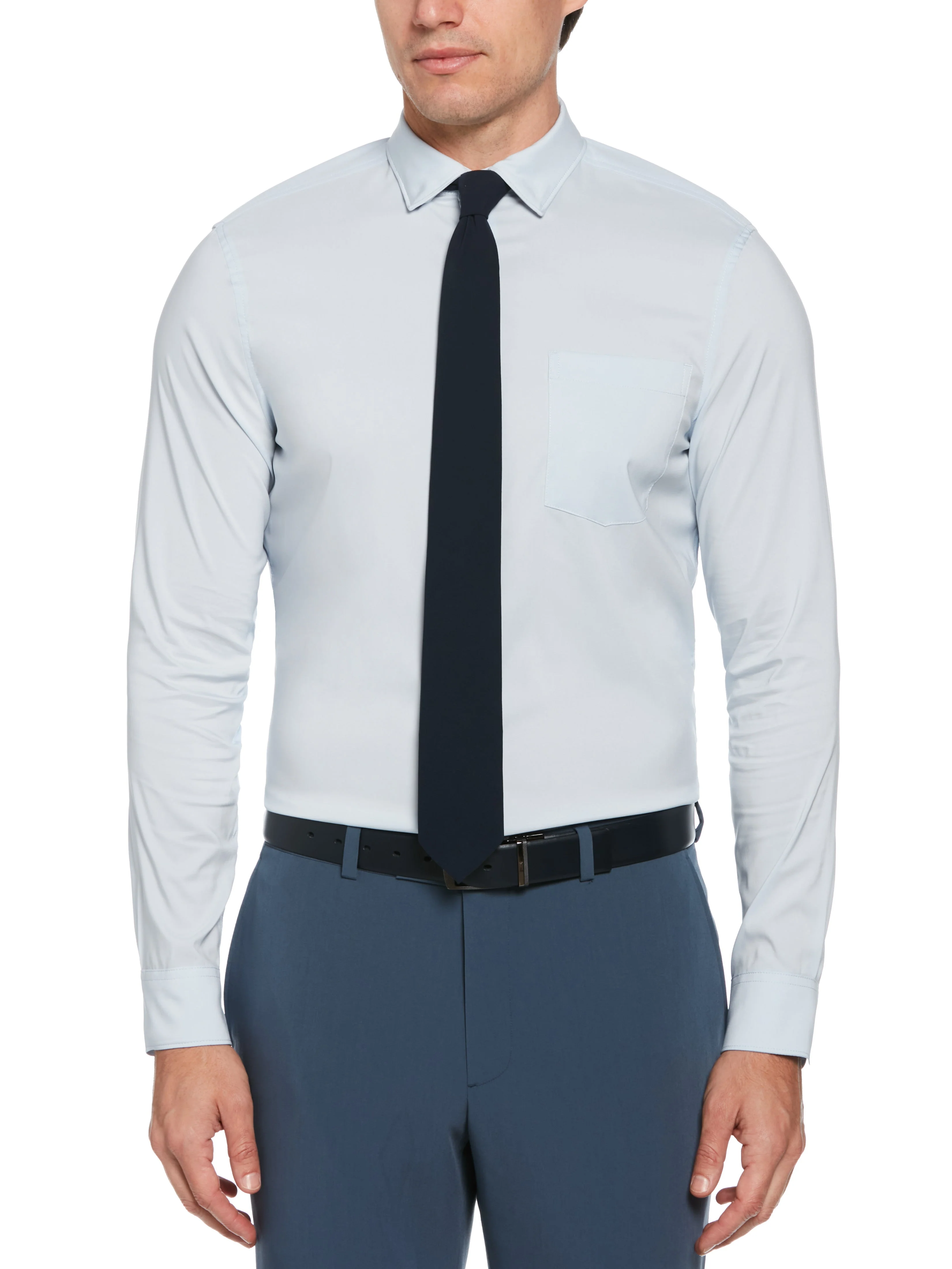 Total Stretch Slim Fit Heather Shirt - Image 4