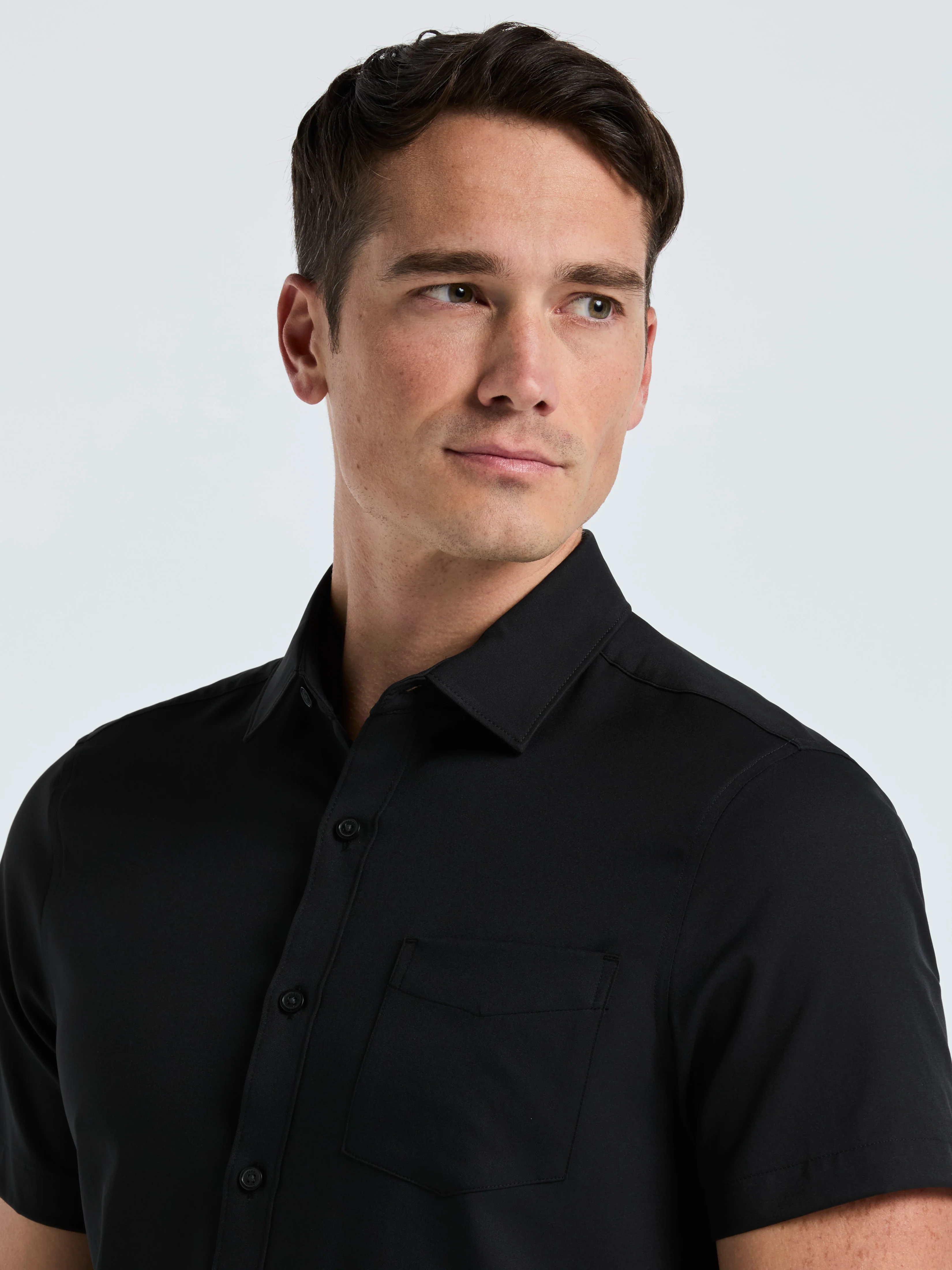 Slim Fit Total Stretch Pocket Shirt - Image 3