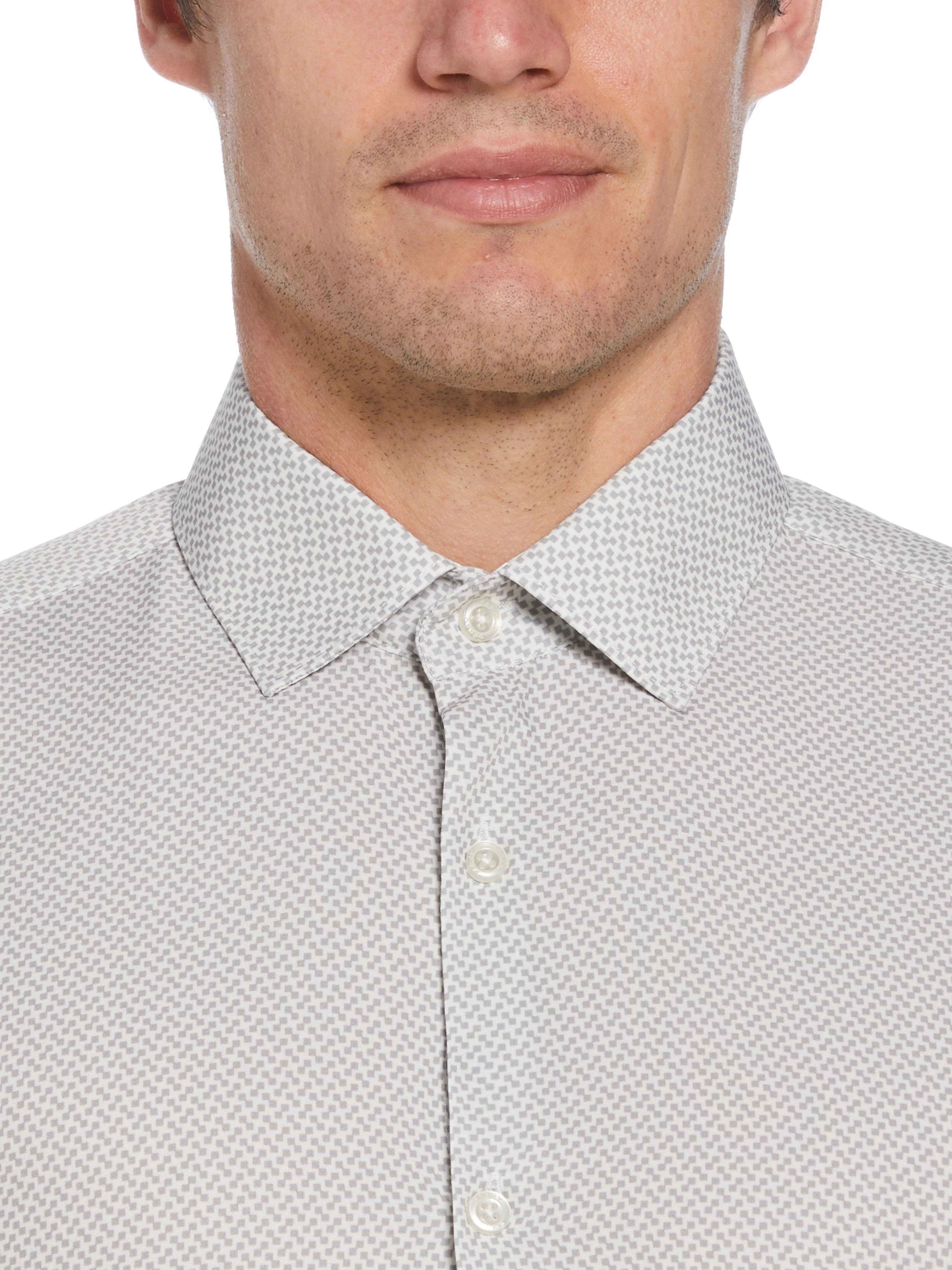Total Stretch Square Microprint Shirt - Image 3