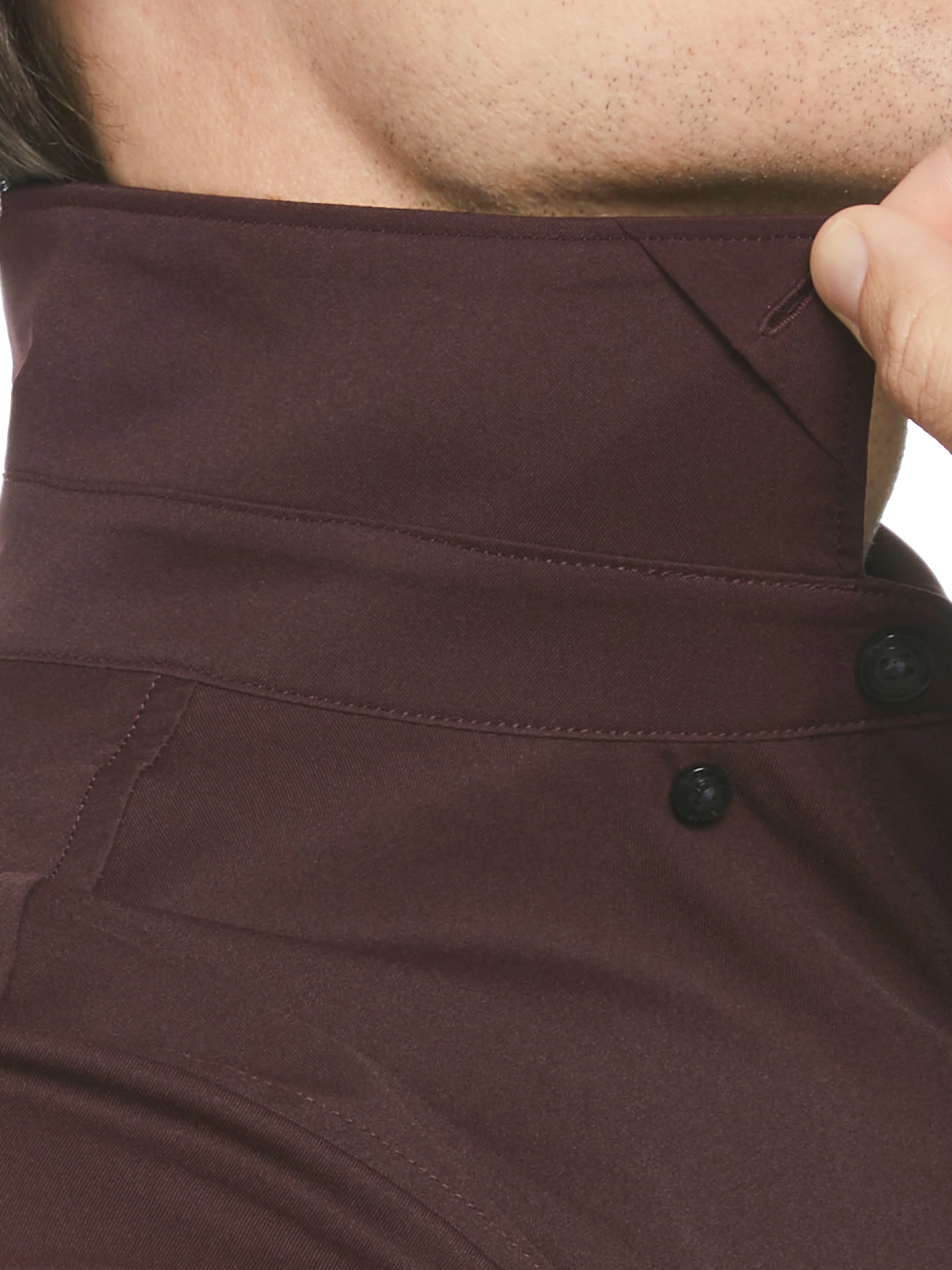 Slim Fit Total Stretch Solid Shirt - Image 3