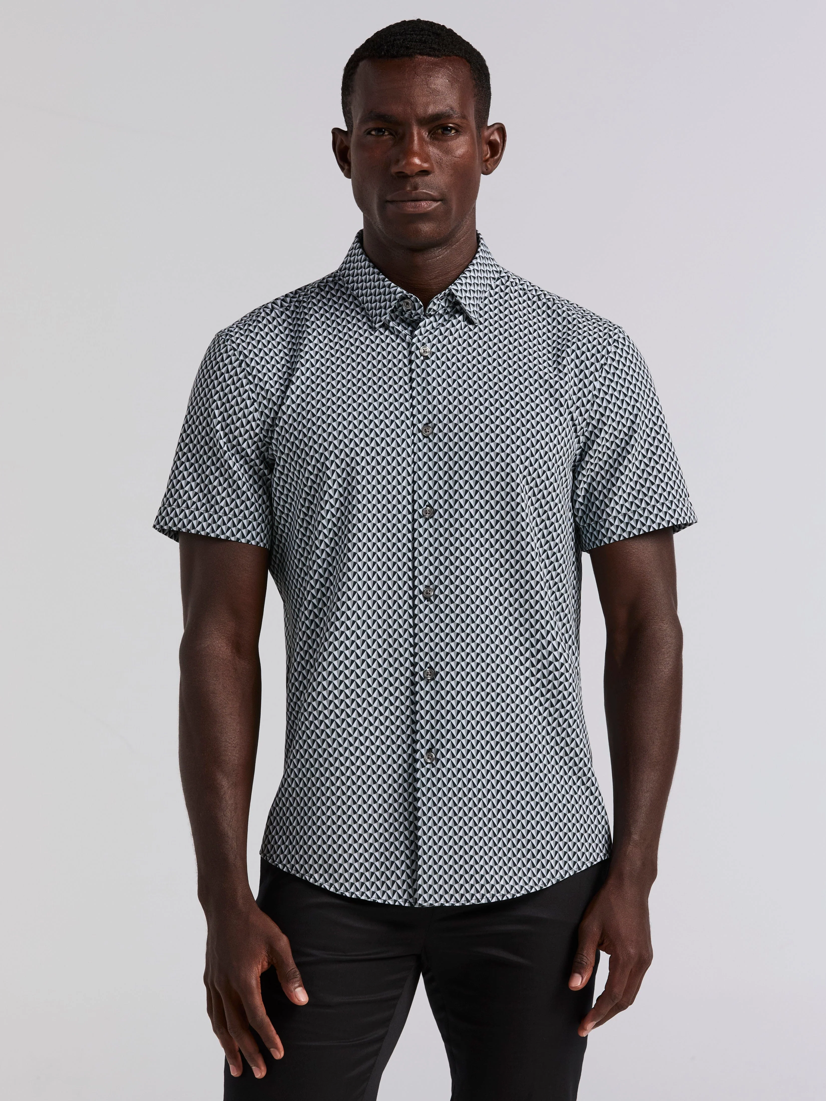 Triangle Geo Print Shirt
