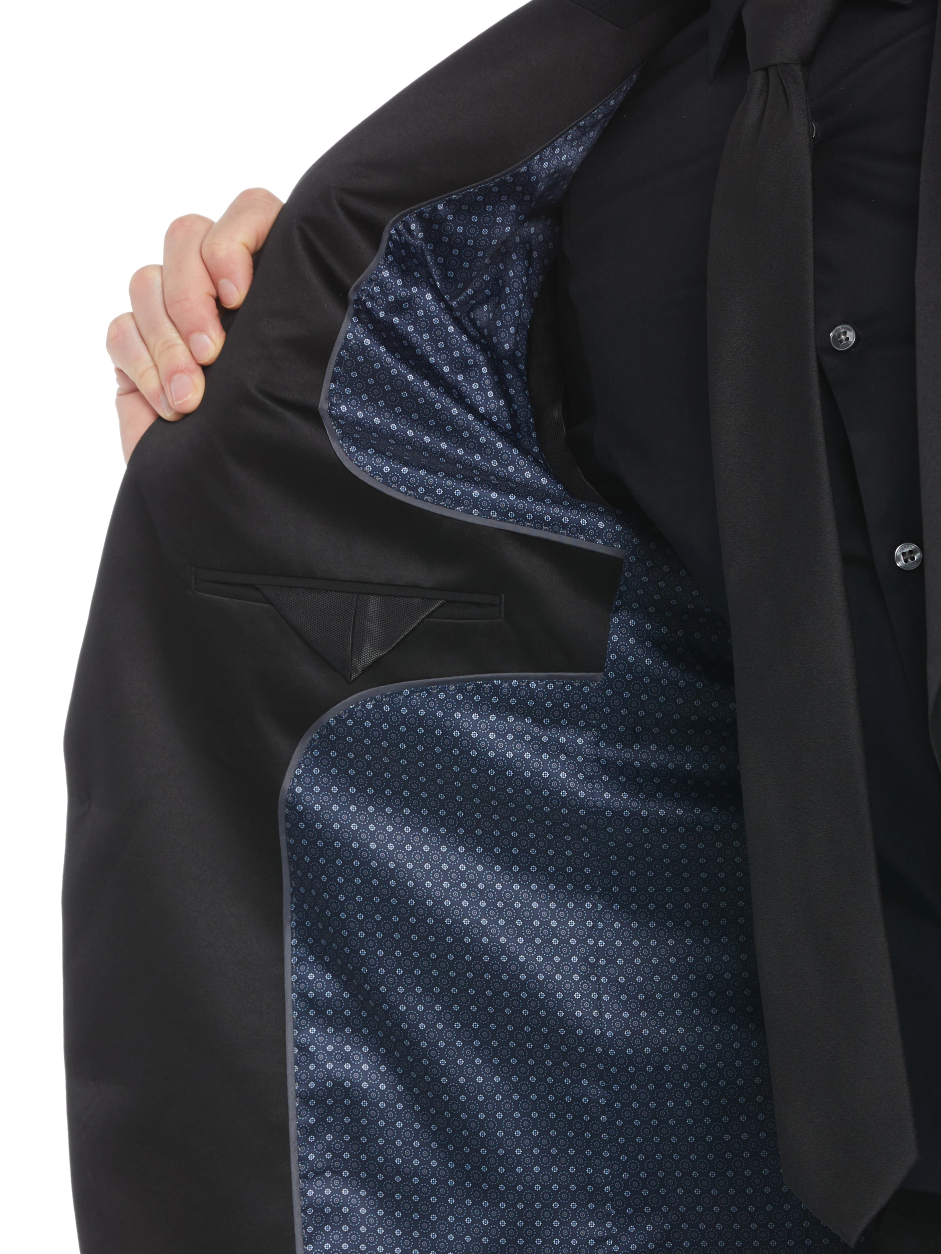 Tux Jacket with Satin Piecing - Image 4