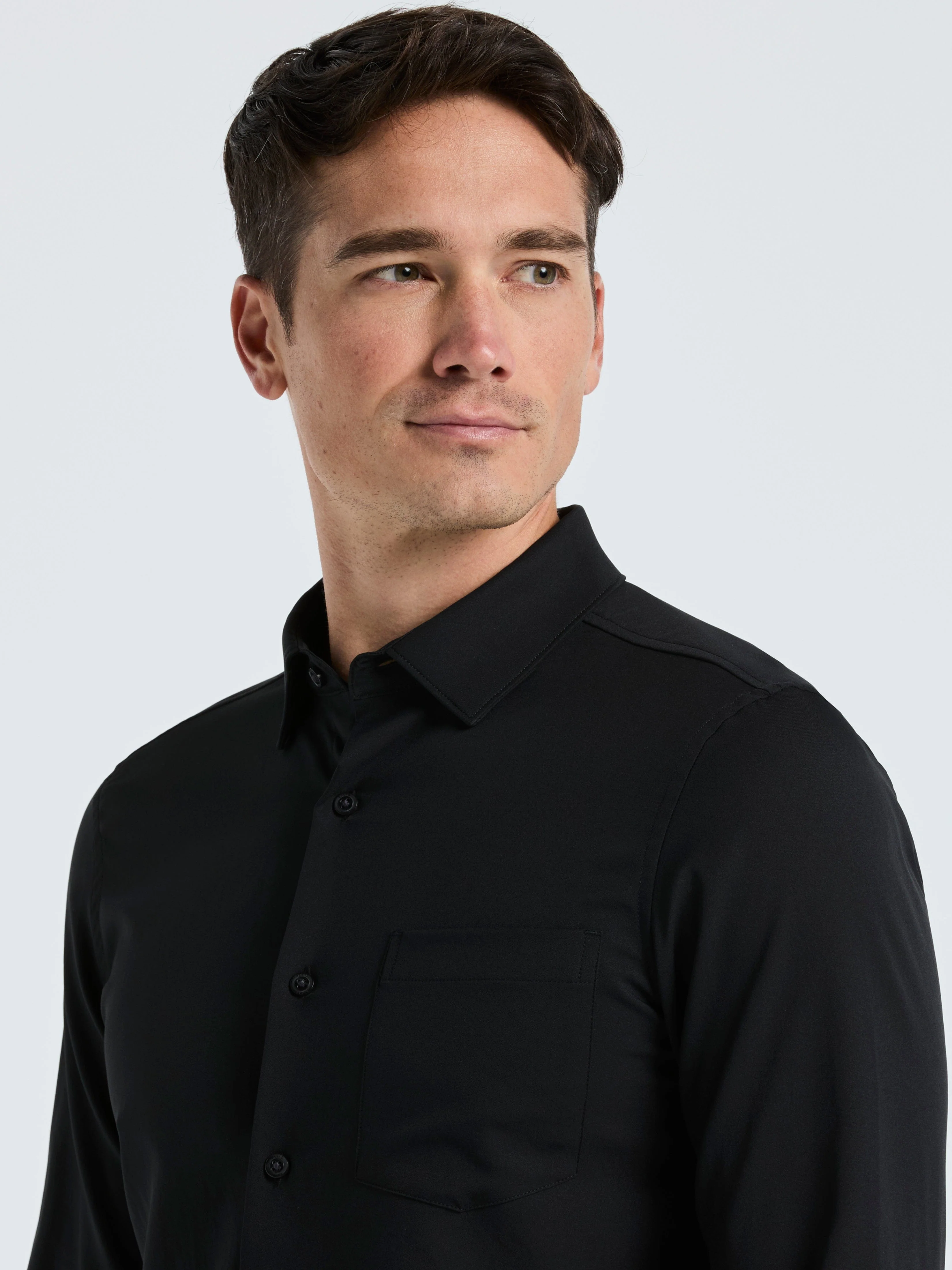 Untucked Slim Fit Total Stretch Shirt - Image 6